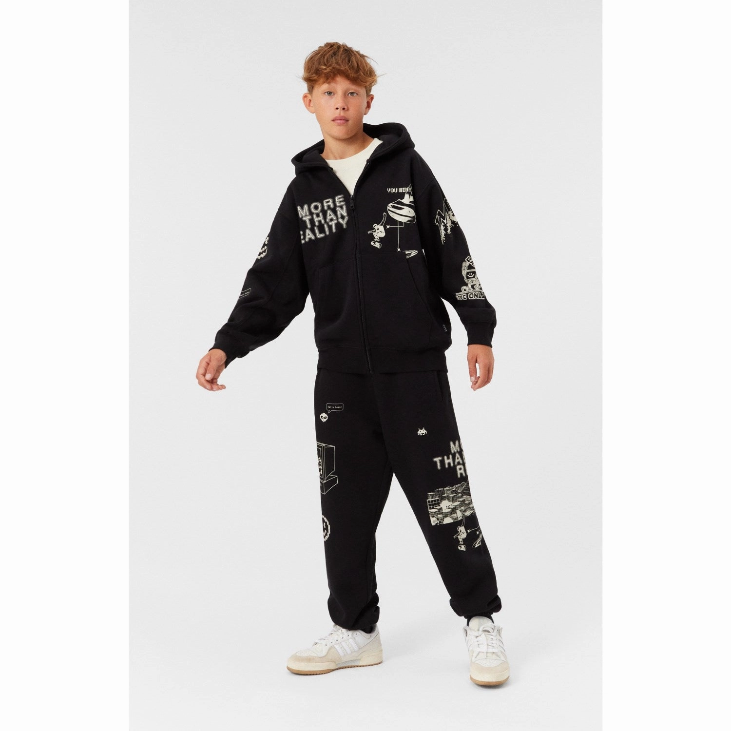 Knit Molo Black Mazz Hoodie
