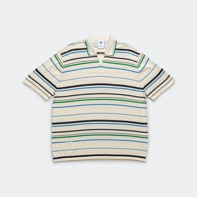 Knit Polo x Wales Bonner - Wonder White/Green-Bluebird new collection lehenga new arrival nike sandals for men