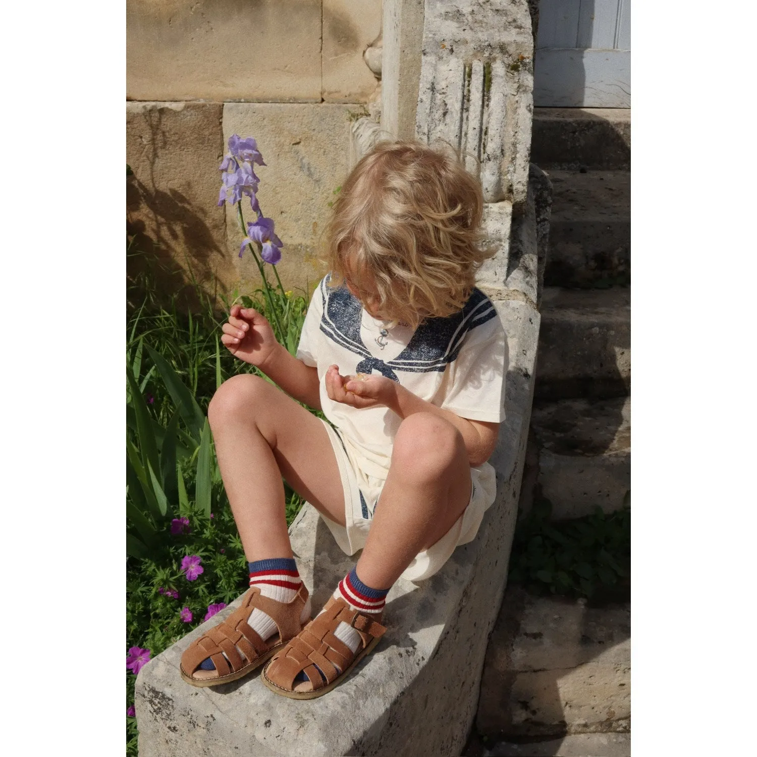 Konges Sljd Antique White Famo Set Gots Retro