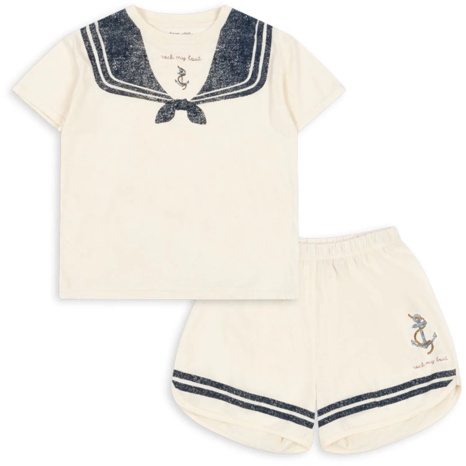 Konges Sljd Antique White Famo Set Gots Retro Minimalist