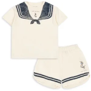 Konges Sljd Antique White Famo Set Gots Retro Minimalist