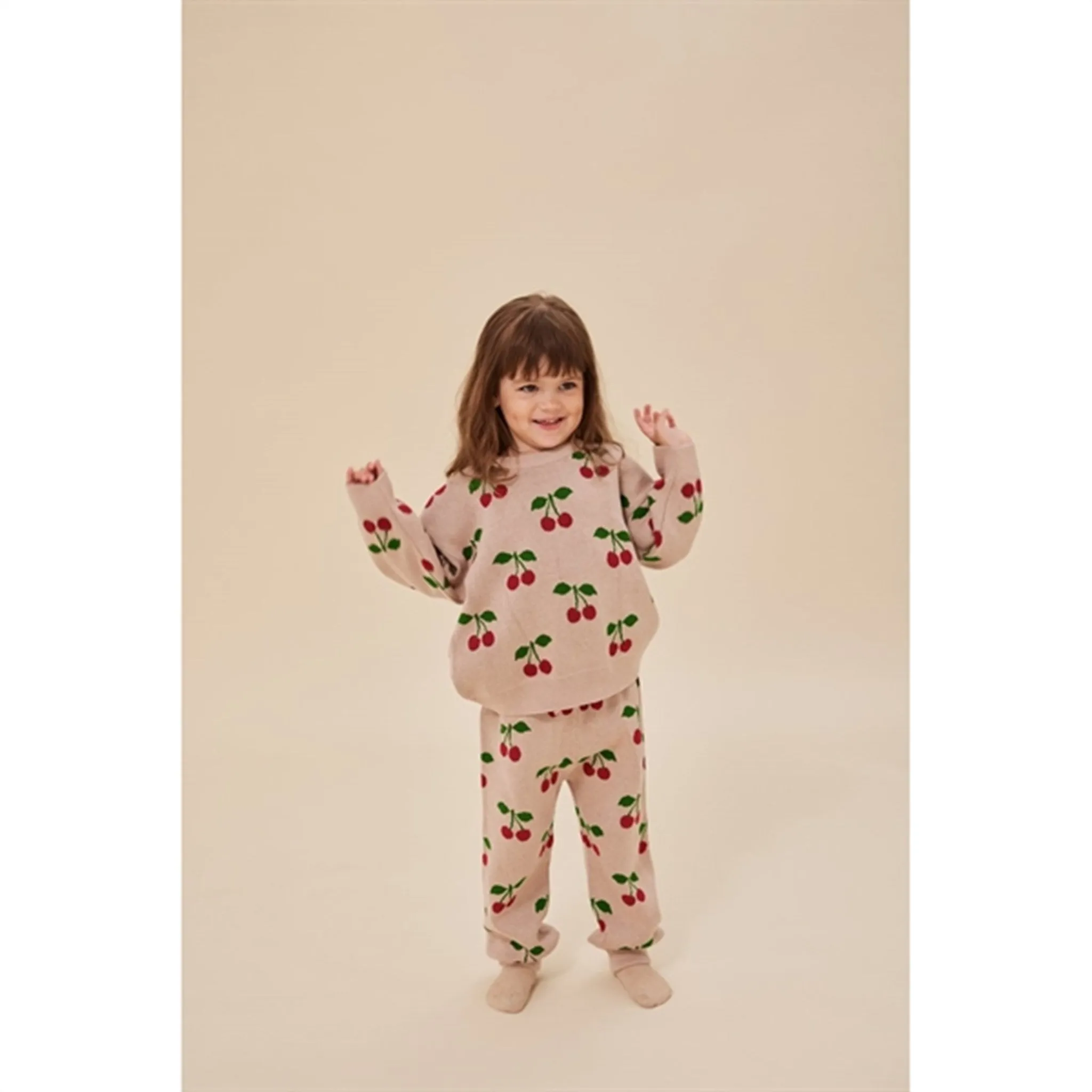 Konges Sljd Cherry Lapis Strik Pants Stitch