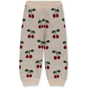 Konges Sljd Cherry Lapis Strik Pants Stitch Applique