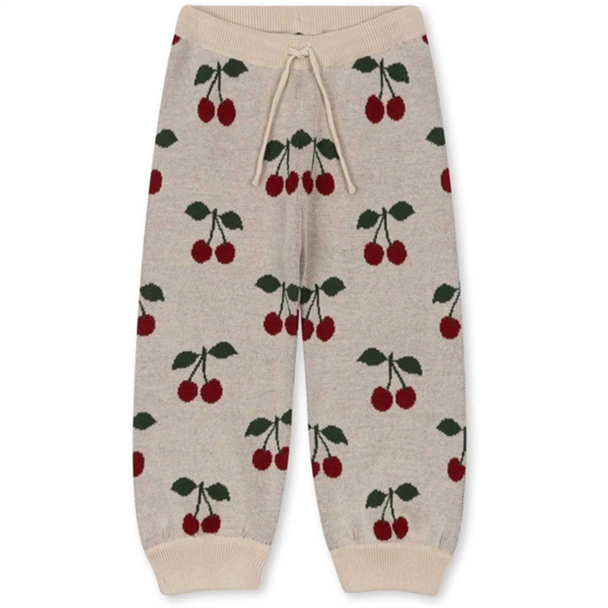 Konges Sljd Cherry Lapis Strik Pants Stitch Applique