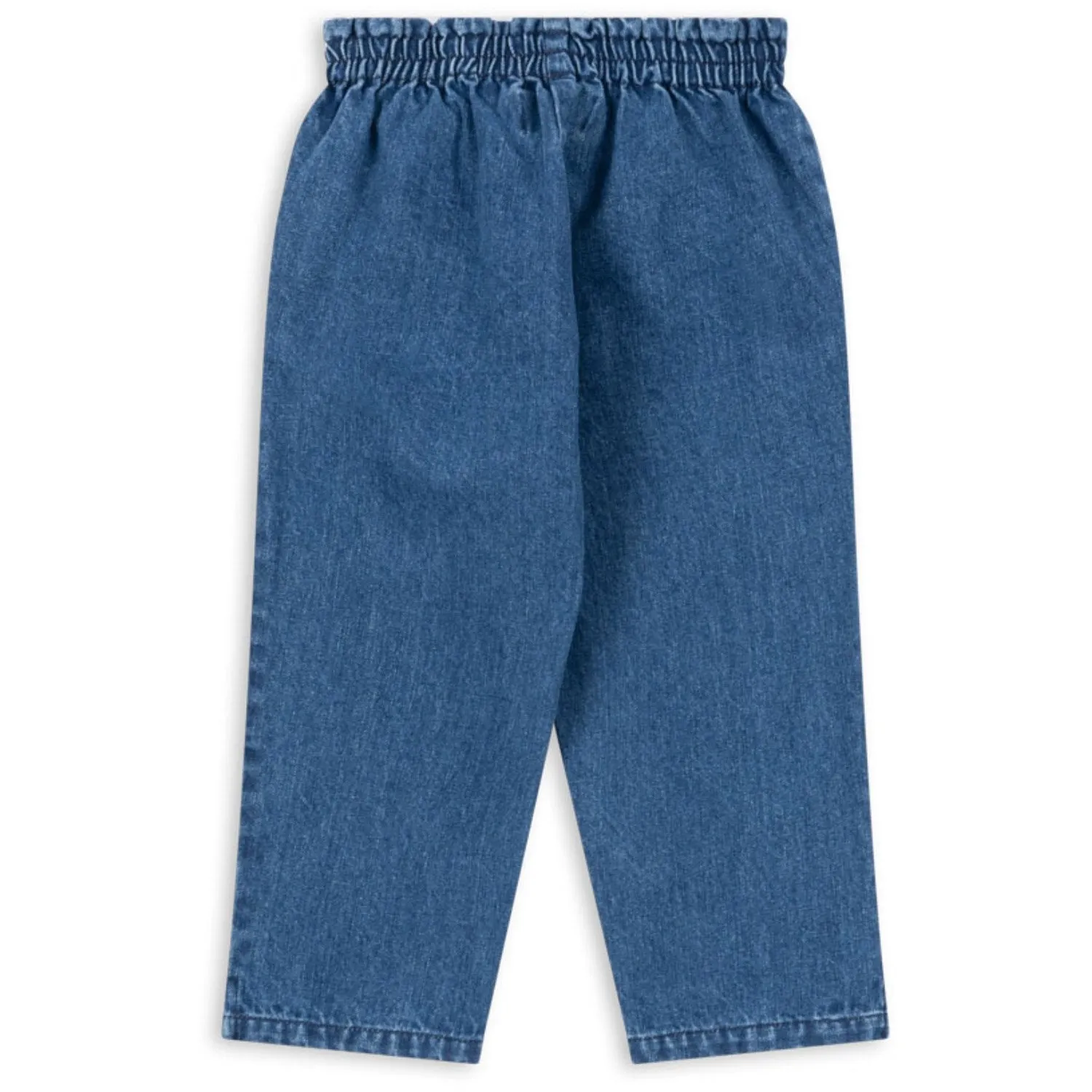 Konges Sljd Denim Blue Magot Frill Pants Gots Lace