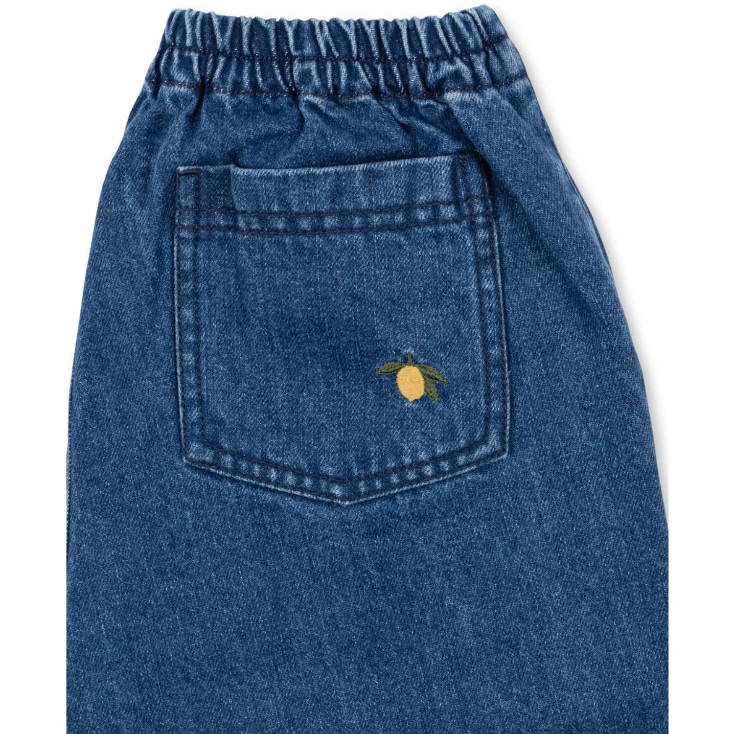 Konges Sljd Denim Blue Magot Pants Gots Woven
