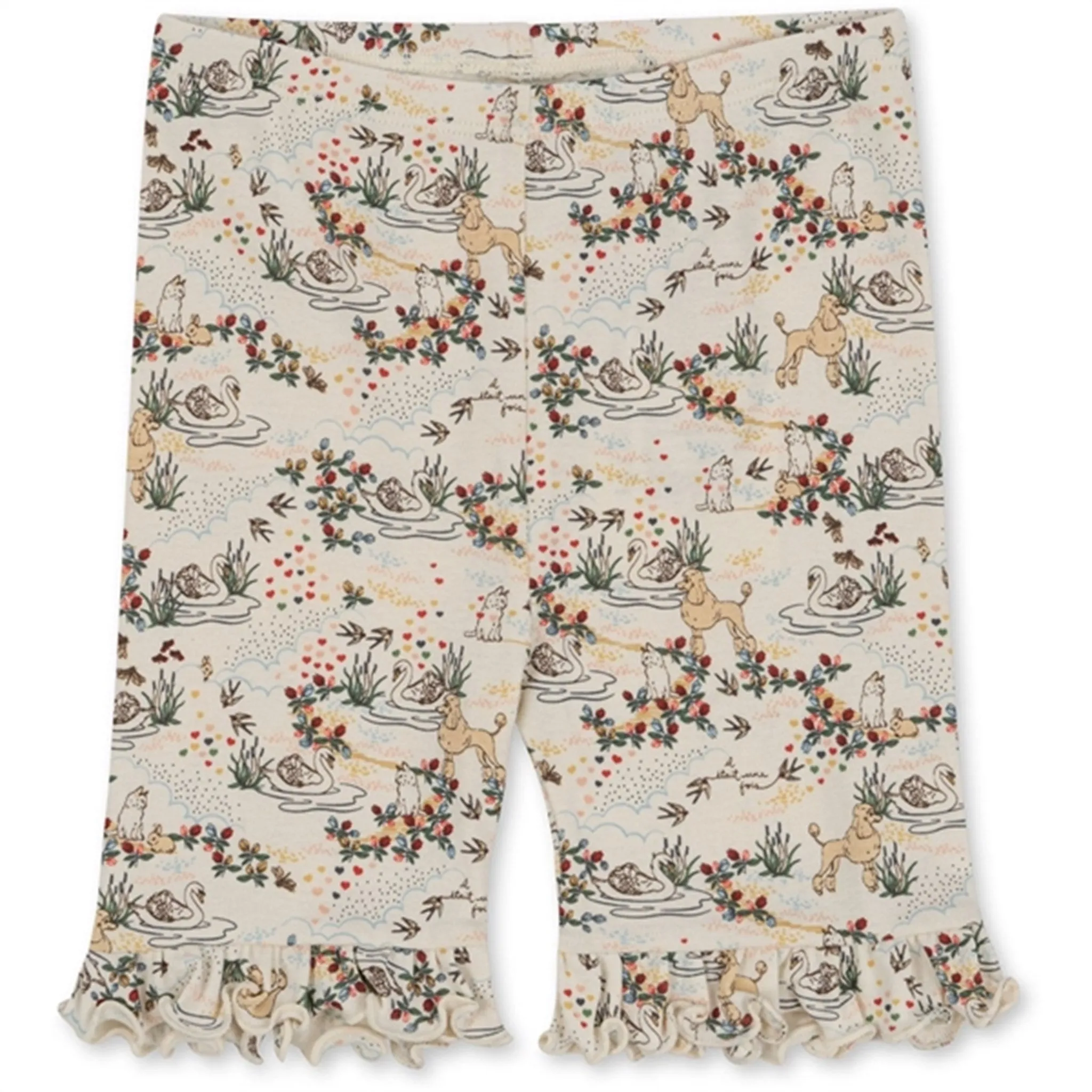 Konges Sljd Mizumi Claic Short Frill Leggings Chic Suede