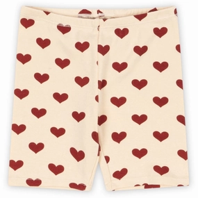 Konges Sljd Amour Rouge Classic Short Legging Gots Sophisticated Pleat