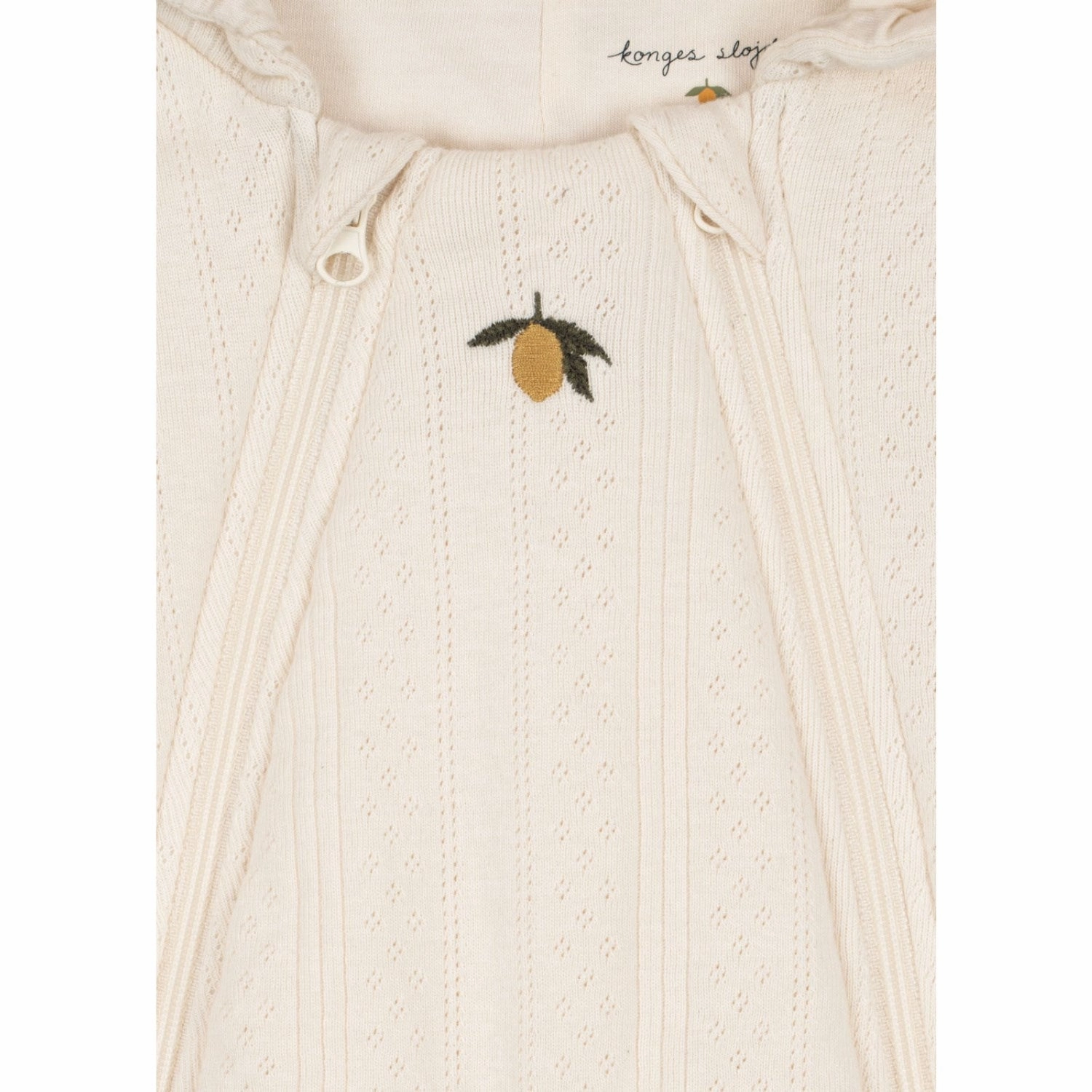 Konges Sljd Antique White Minna Padded Onesie Superior