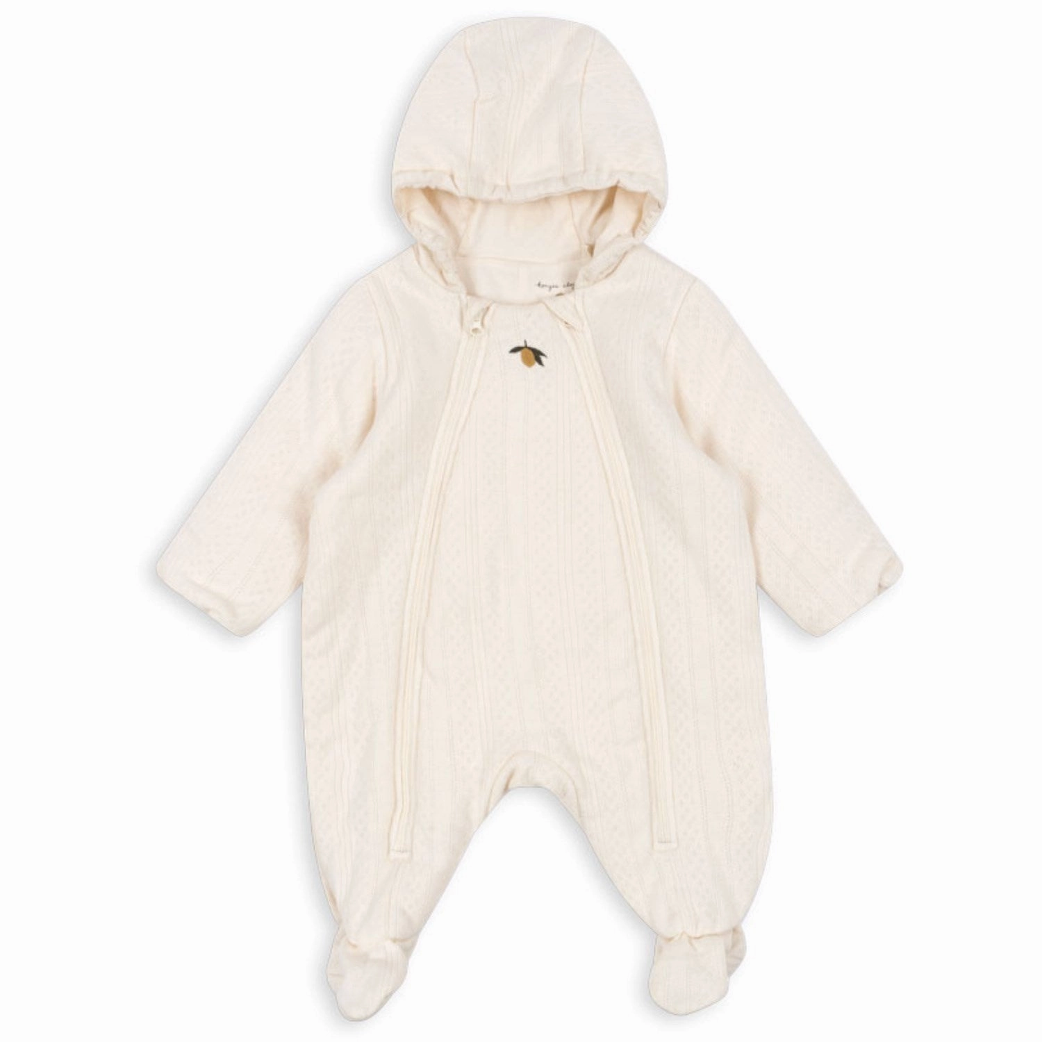 Konges Sljd Antique White Minna Padded Onesie Superior Artisanal