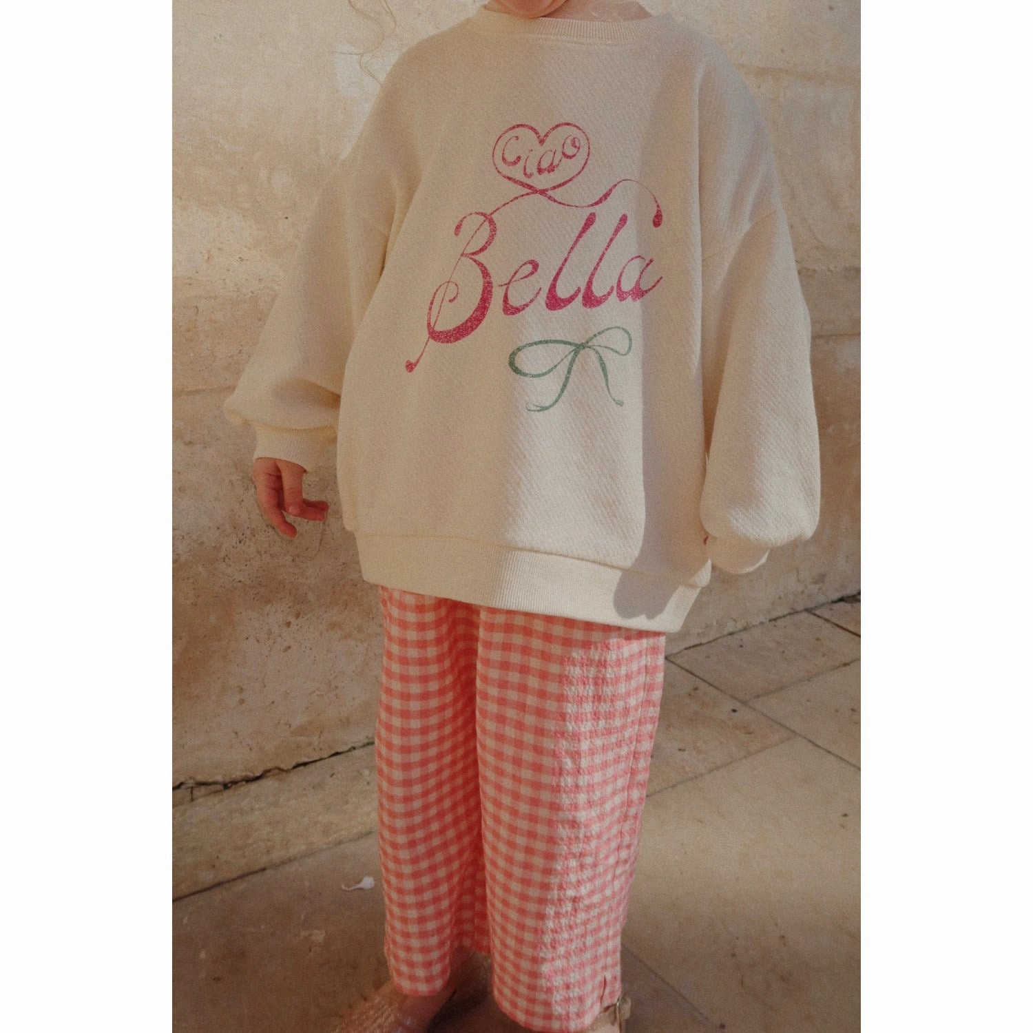 Konges Sljd Antique White RHW X KS Bella Sweat Gots Bold
