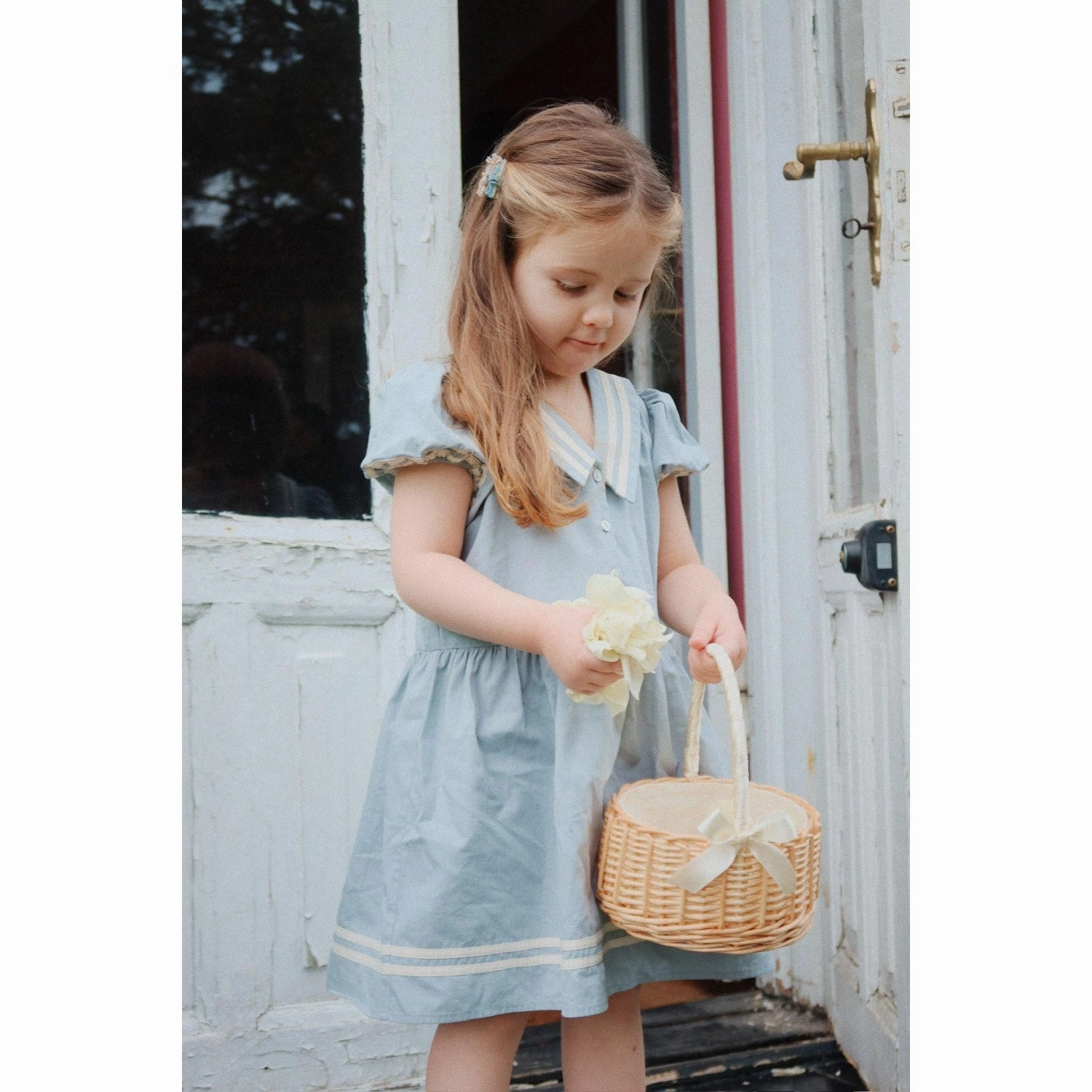 Konges Sljd Ashley Blue Celebration Allie Sailor Dress GOTS Pattern