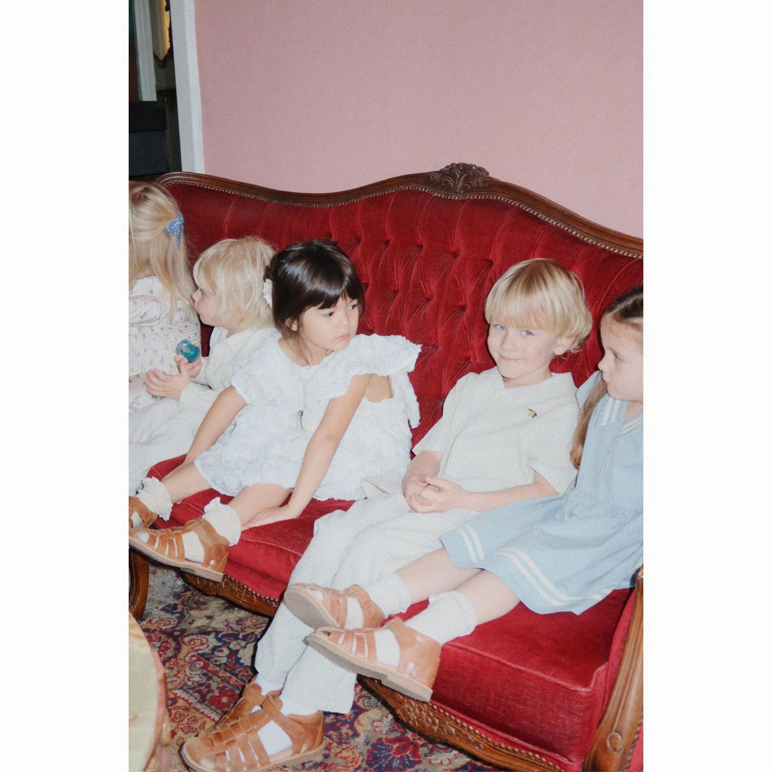 Konges Sljd Ashley Blue Celebration Allie Sailor Dress GOTS Pattern