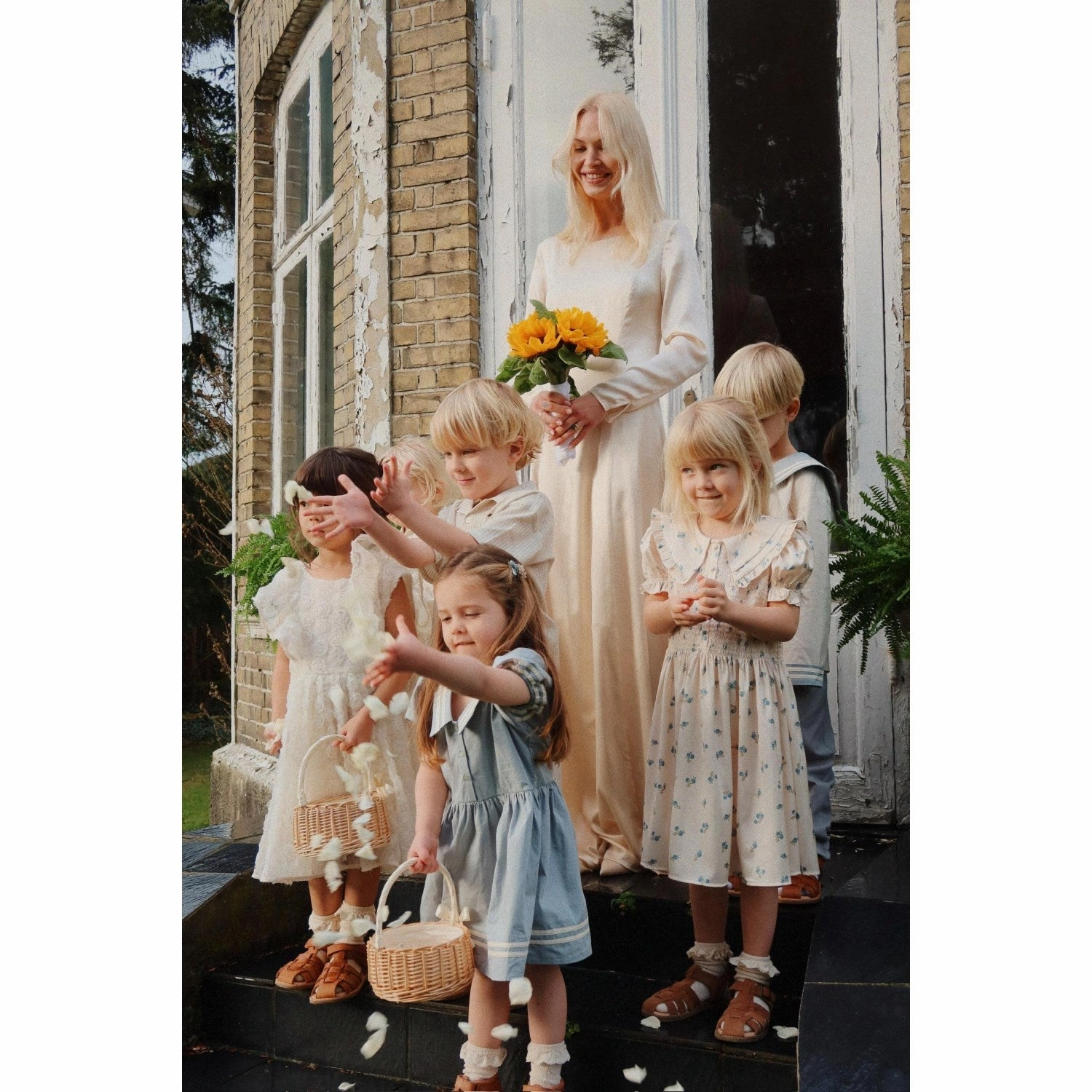 Konges Sljd Ashley Blue Celebration Allie Sailor Dress GOTS Pattern