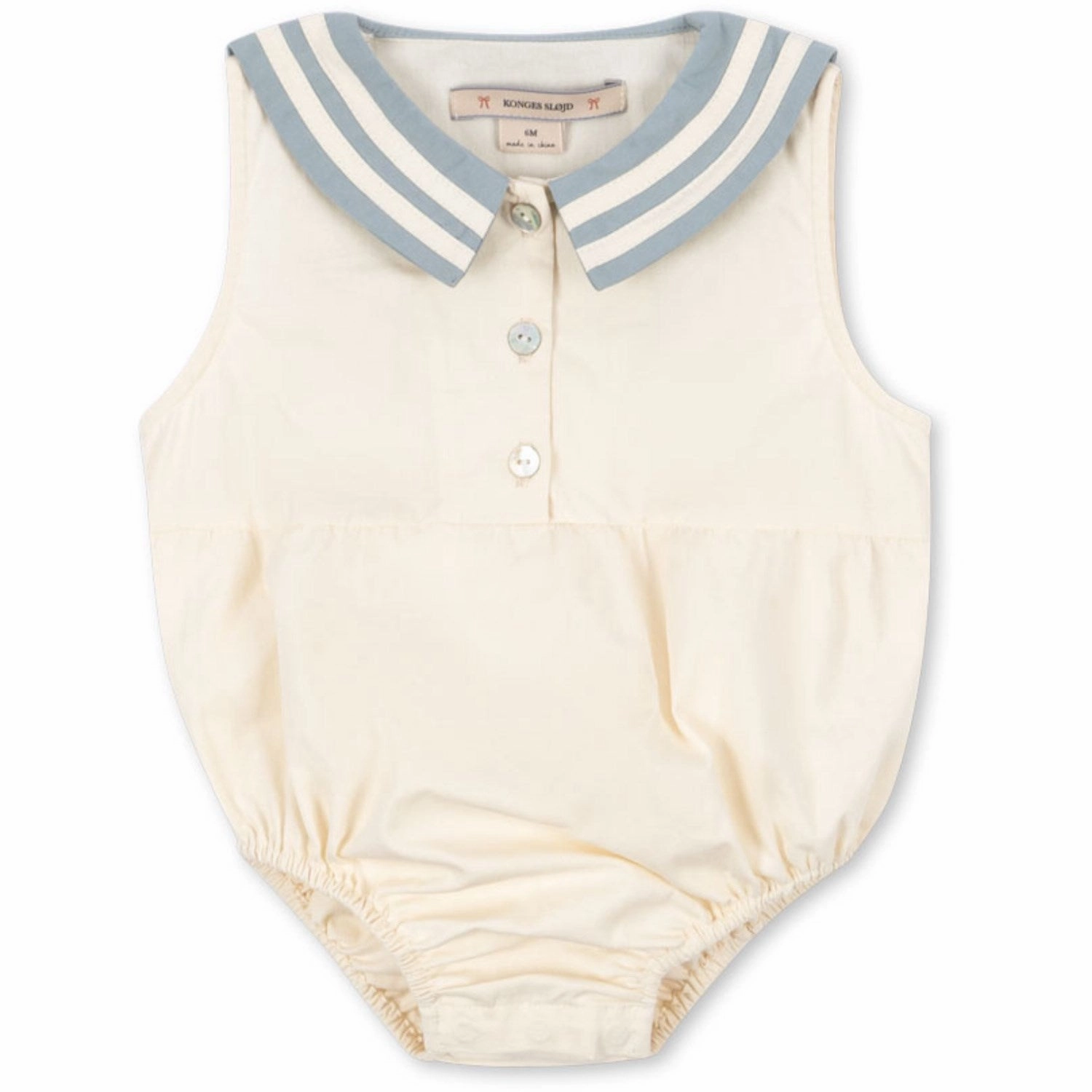 Konges Sljd Ashley Blue Celebration Sailor Romper GOTS Fleece Moisture-wicking
