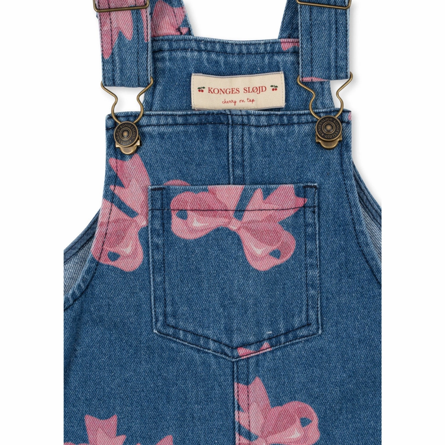 Konges Sljd Bella Bow (For Denim) Magot Overalls Gots Artisanal