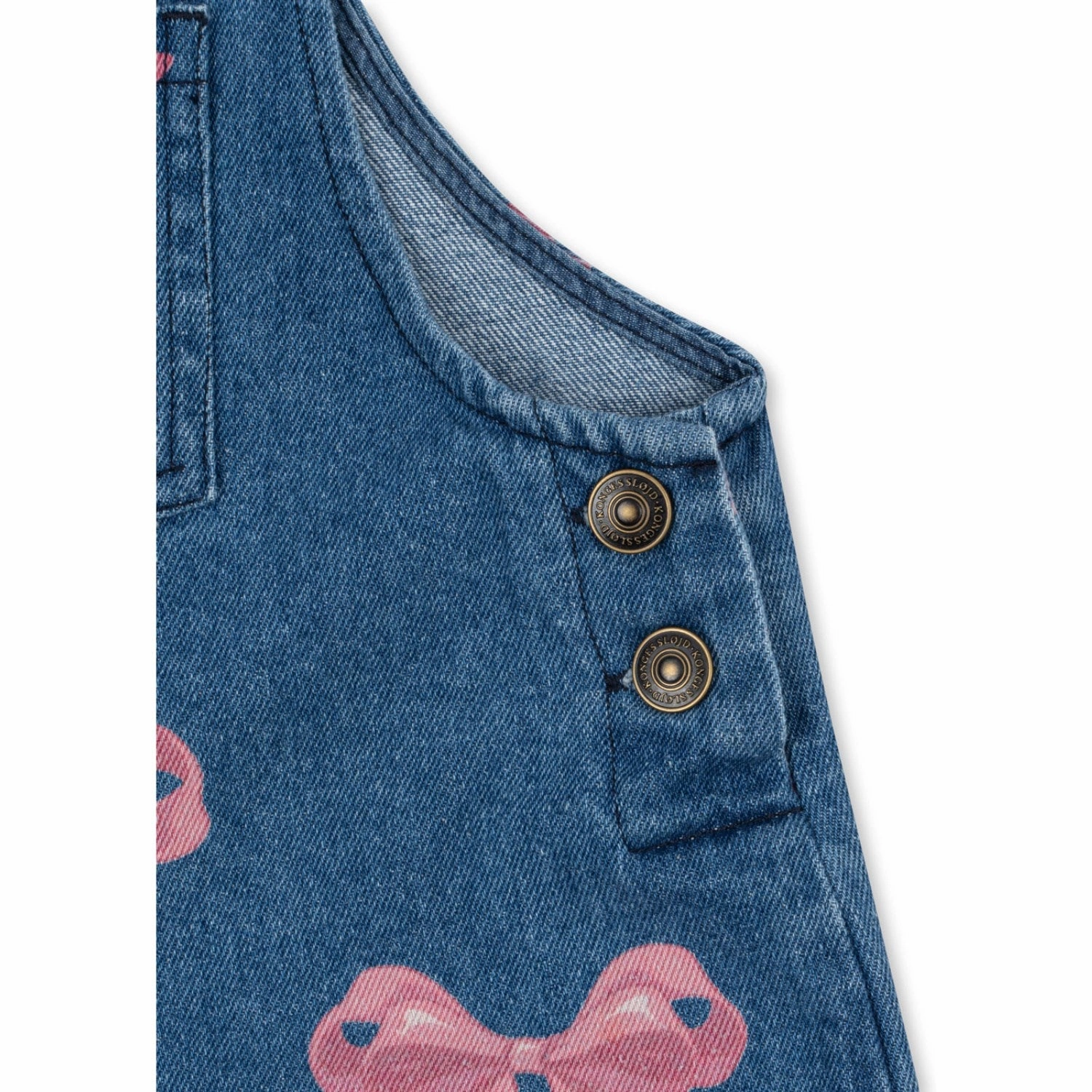 Konges Sljd Bella Bow (For Denim) Magot Overalls Gots Artisanal
