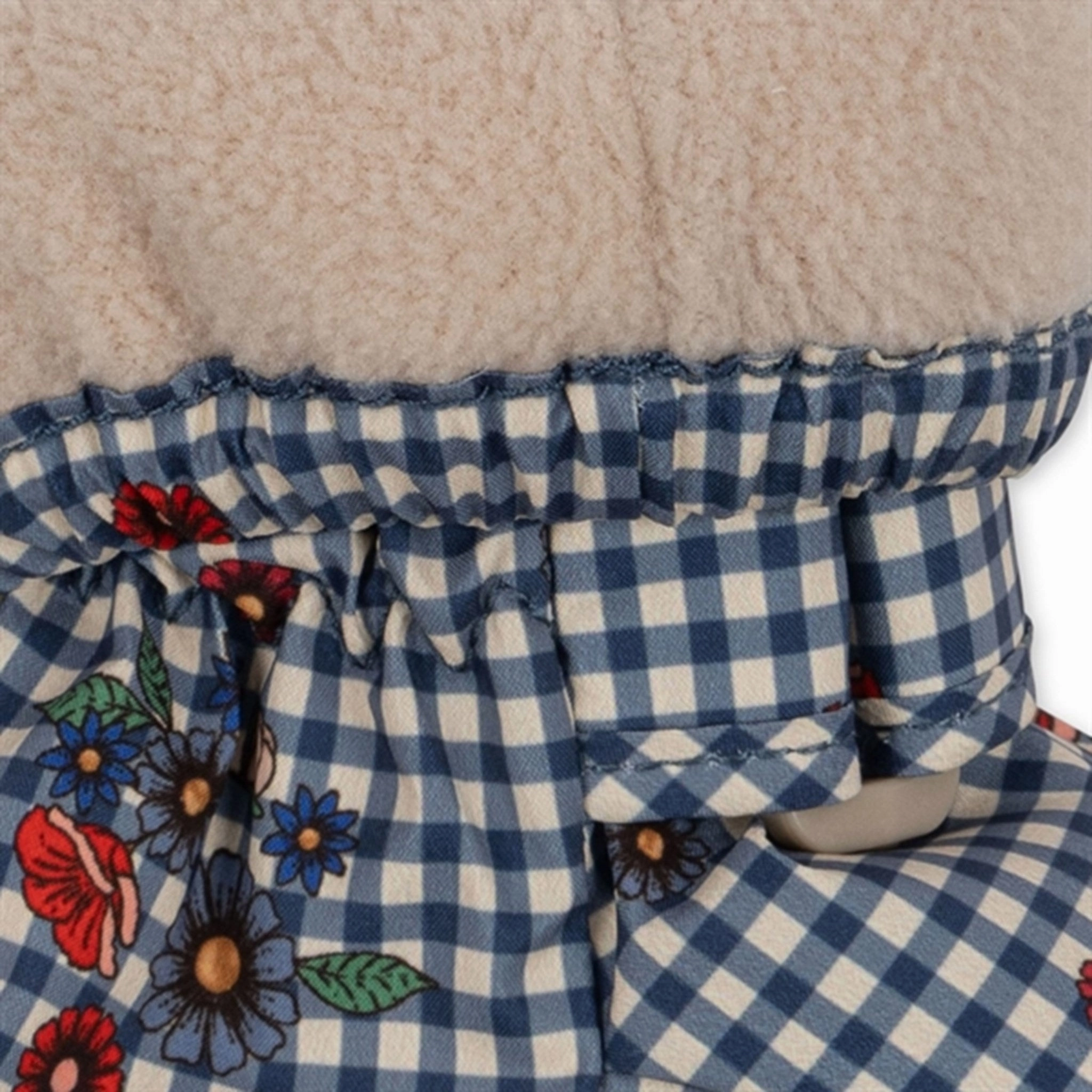 Konges Sljd Blossom Check Nutti Down Slippers Vintage shoes