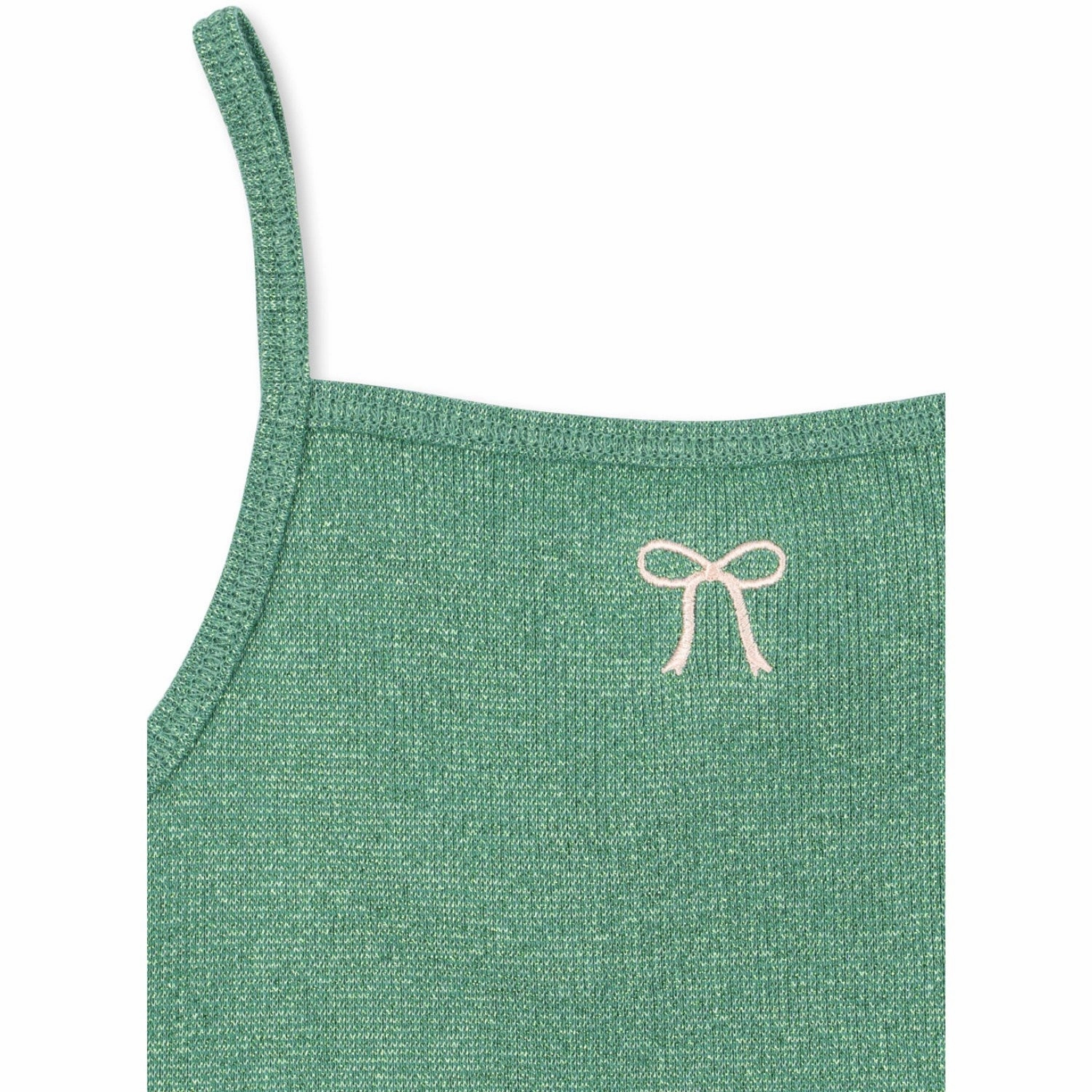 Konges Sljd Bottle Green Roli Strap Dress Exquisite
