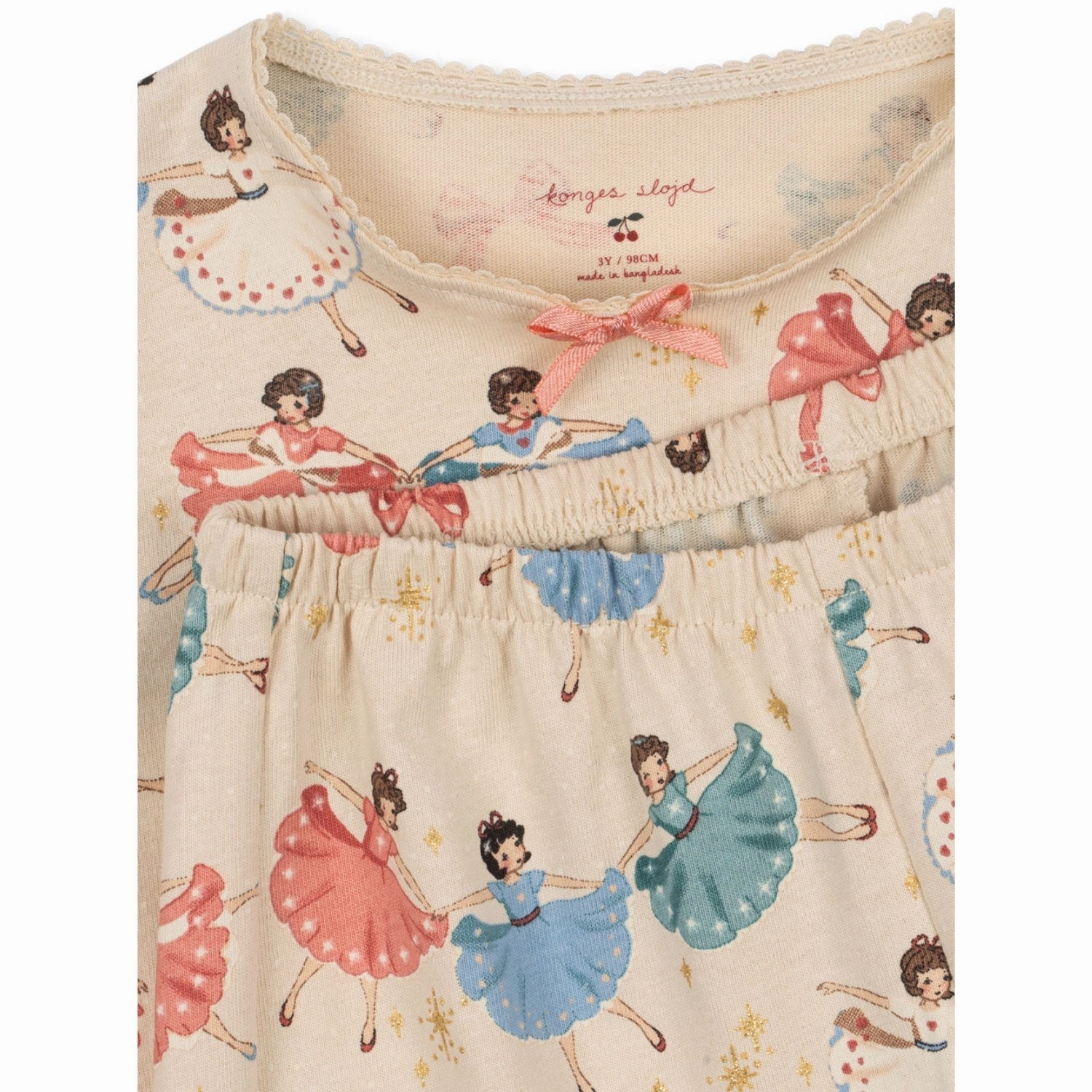 Konges Sljd Bow Ballerina Drey Set Gots Distinctive