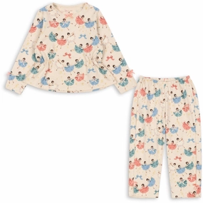 Konges Sljd Bow Ballerina Drey Set Gots Distinctive Lace