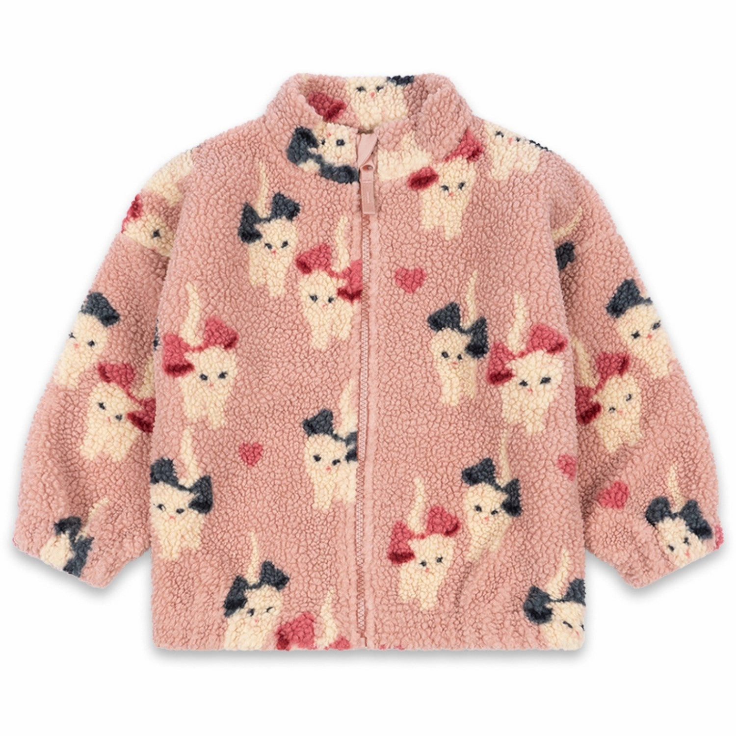 Konges Sljd Bow Kitty Jody Teddy Jacket Grs Spandex Fleece