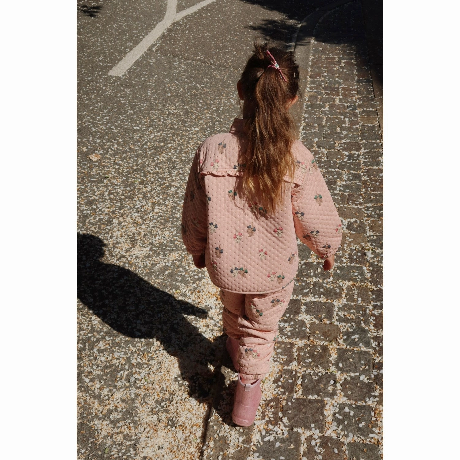 Konges Sljd Bow Kitty Pink Thermo Pants Grs Beading