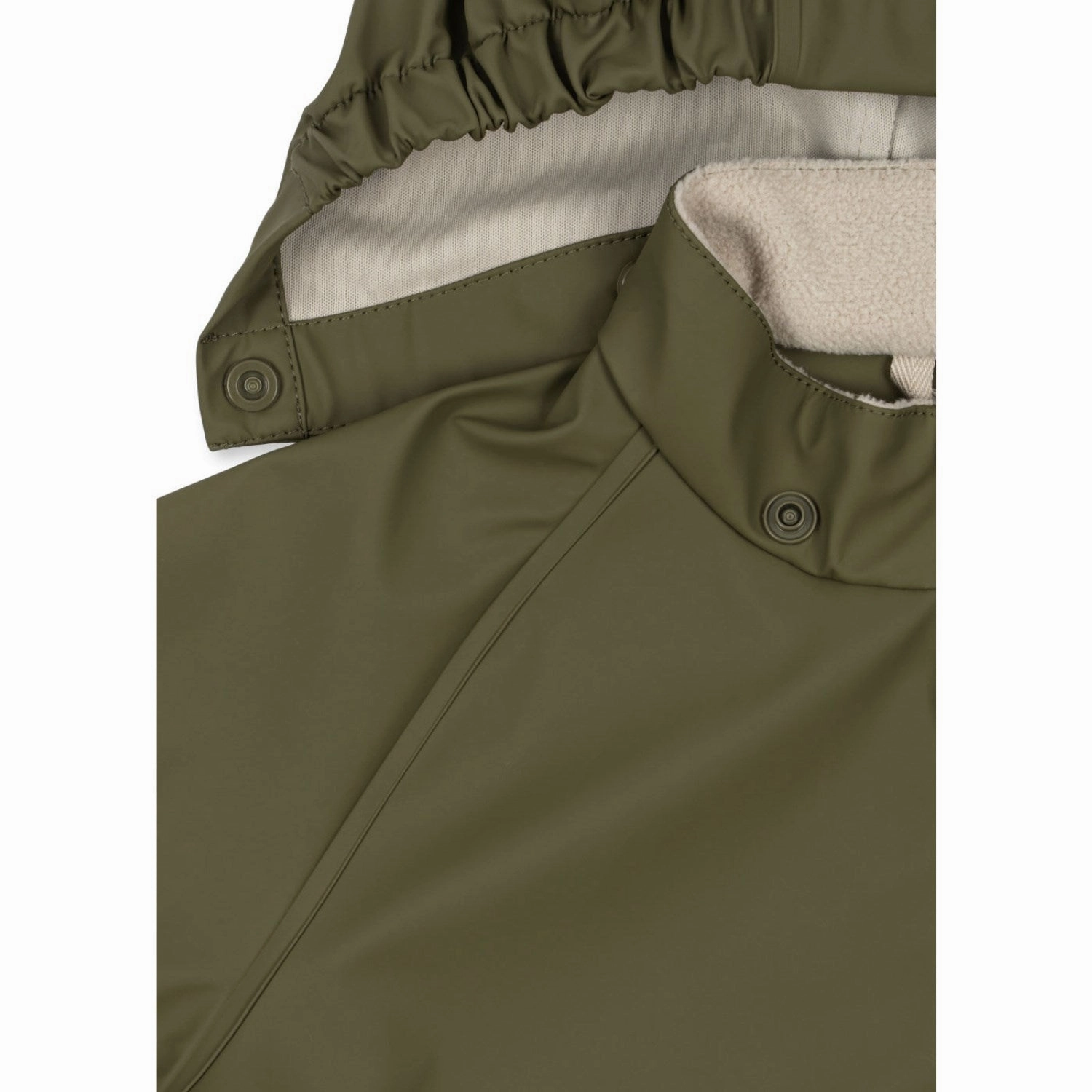 Konges Sljd Burnt Olive Plainy Rain Set Effortless