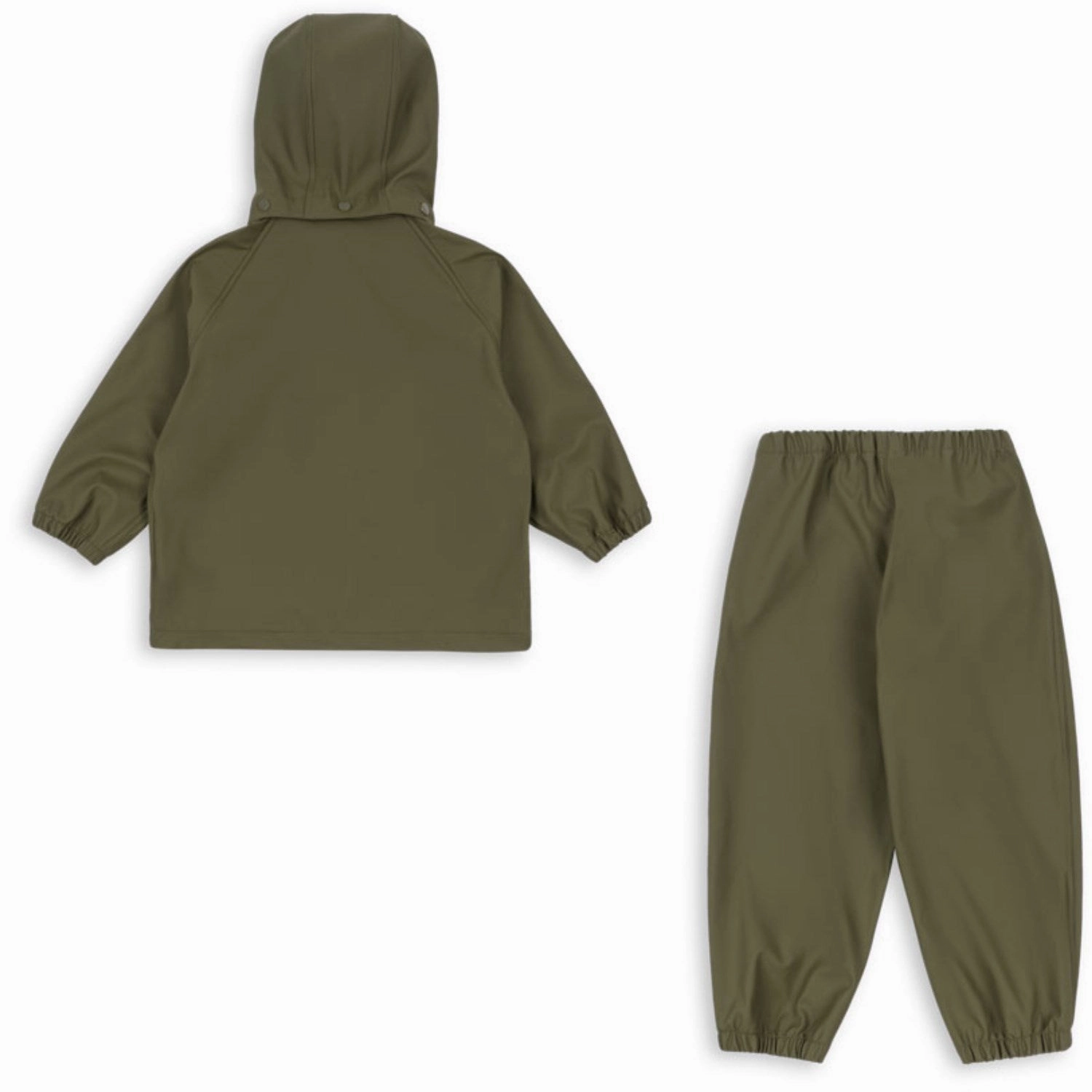 Konges Sljd Burnt Olive Plainy Rain Set Effortless