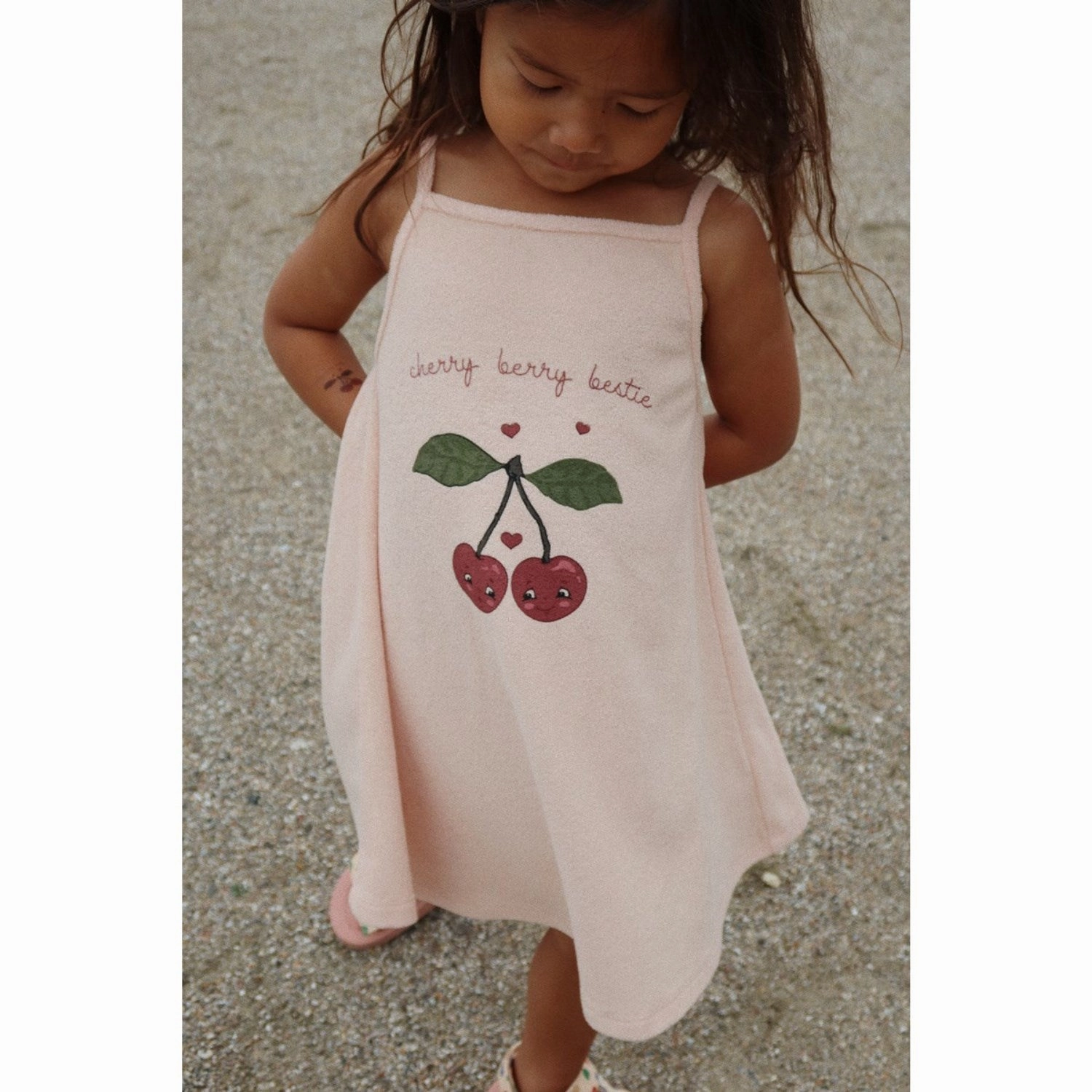 Konges Sljd Cameo Rose Itty Strap Dress Gots Luxury