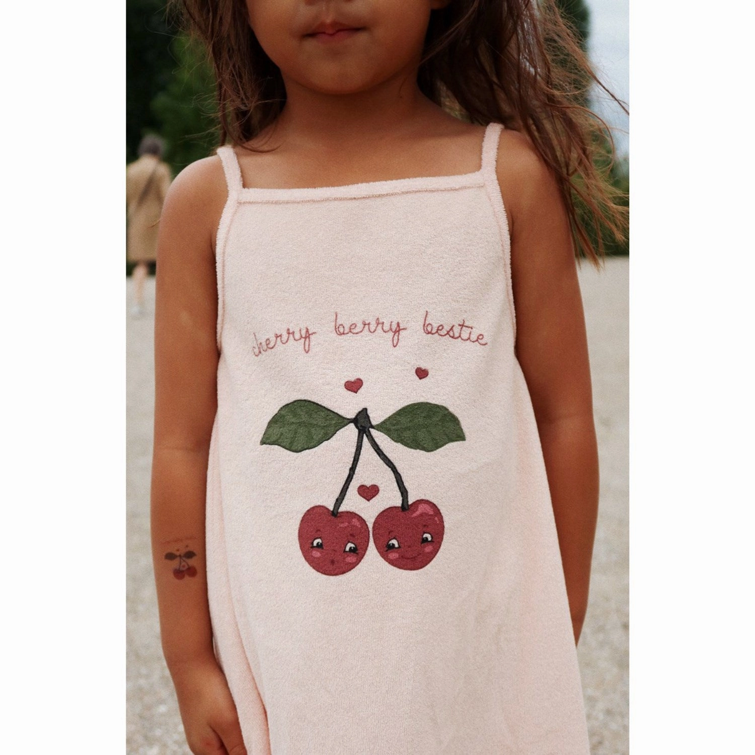 Konges Sljd Cameo Rose Itty Strap Dress Gots Luxury