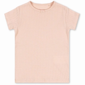 Konges Sljd Cameo Rose Minnie Tee Gots Minimalist Distinctive