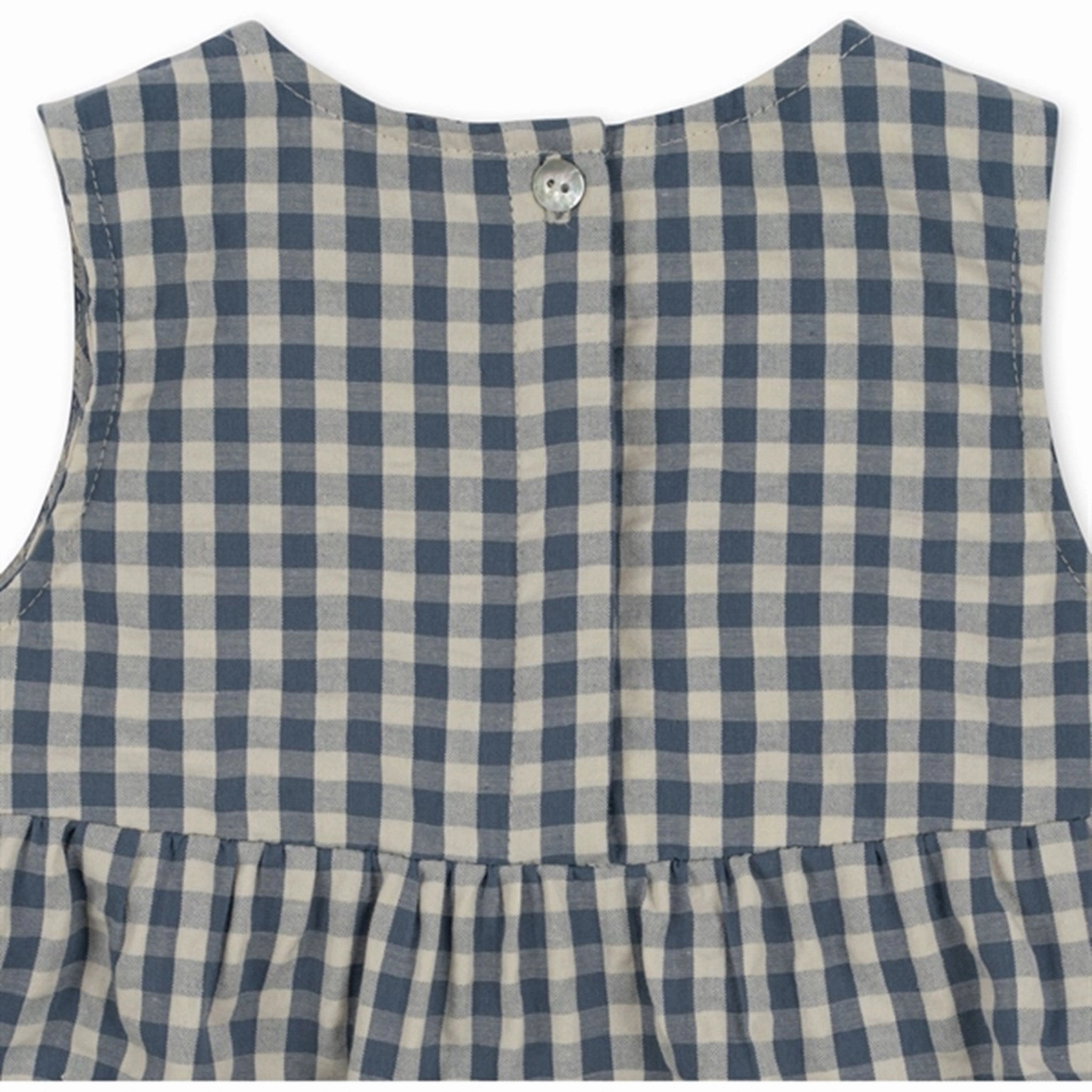 Konges Sljd Captains Blue Check Kim Romper Unique
