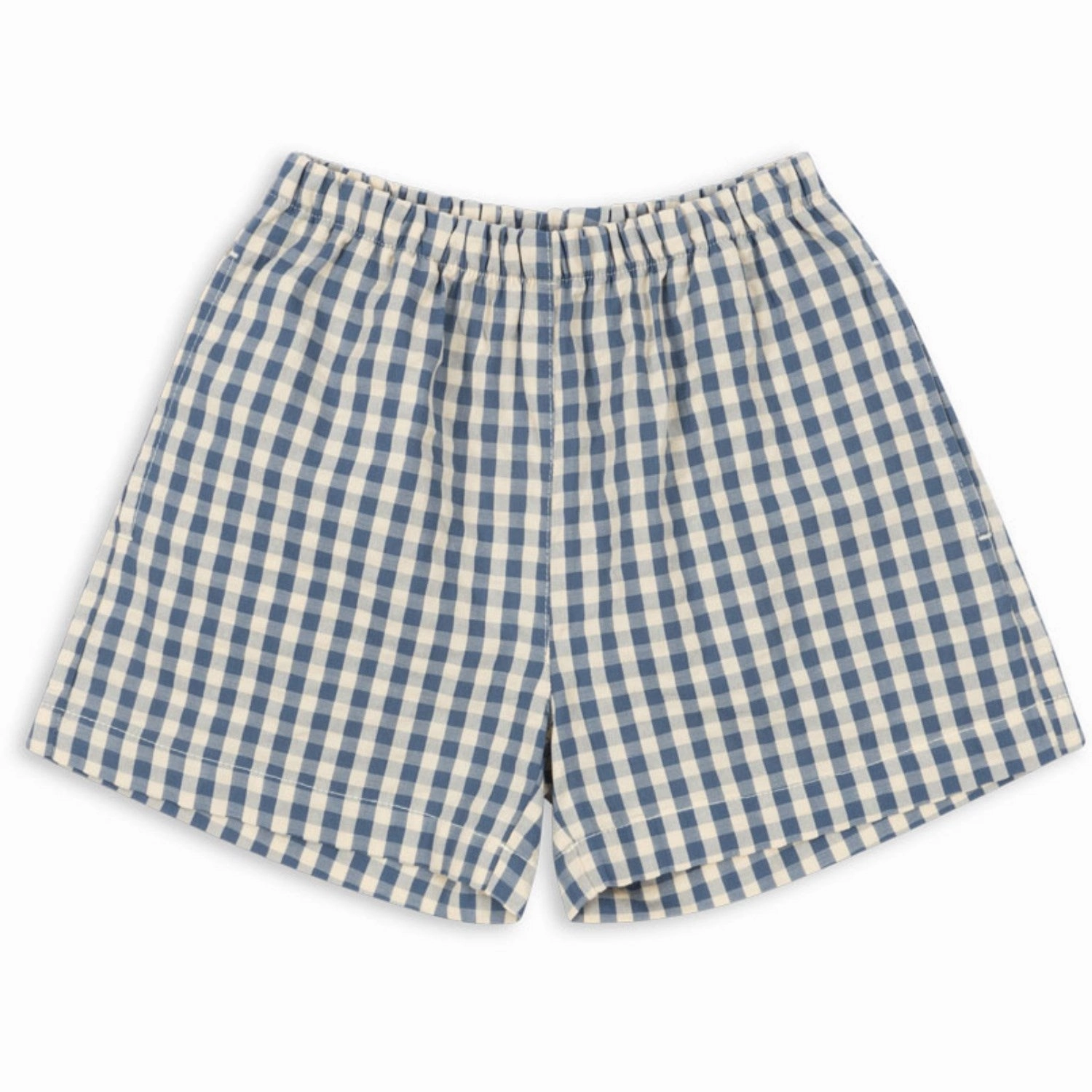 Konges Sljd Captains Blue Check Kim Shorts Gots Chic Elegant