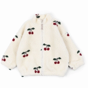 Konges Sljd Cherry Jody Teddy Jacket Grs Exceptional Velvet