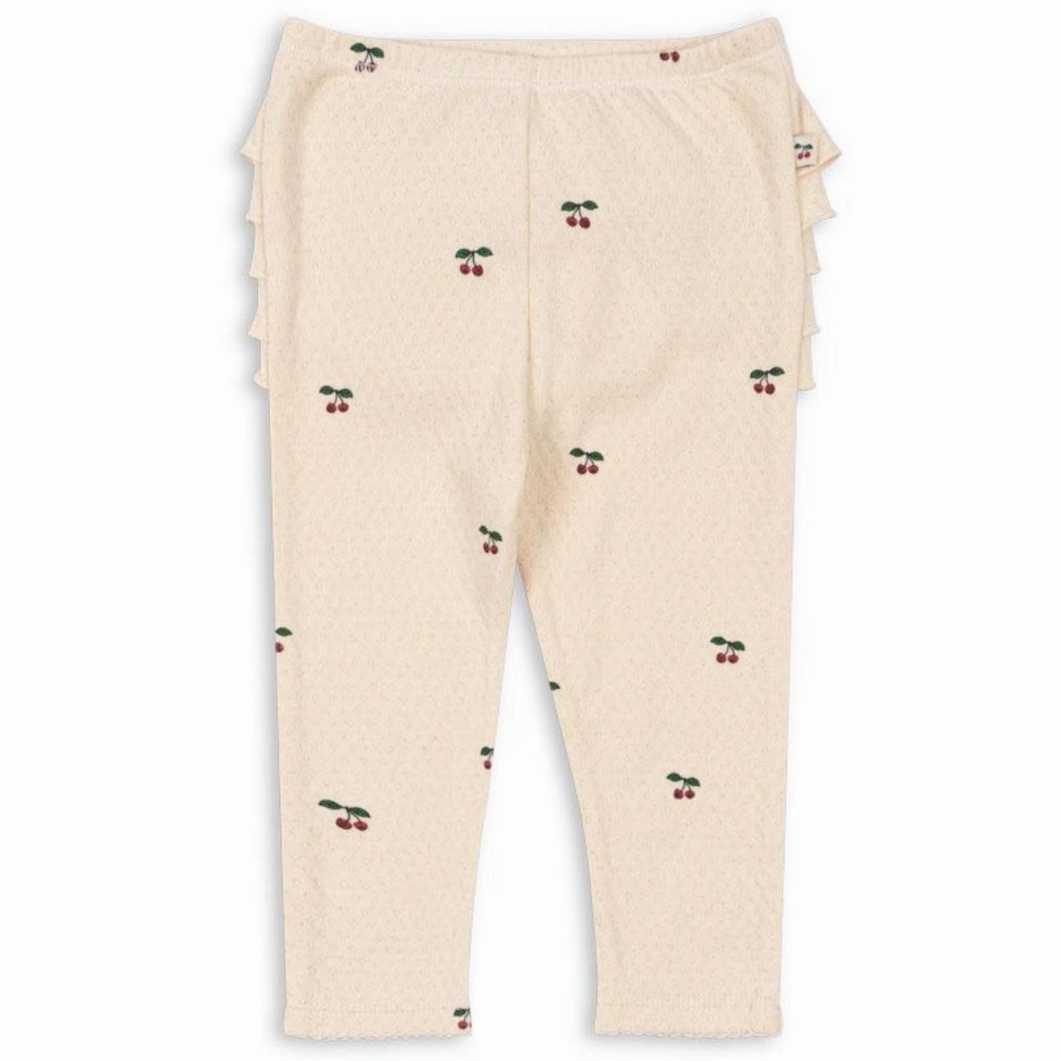 Konges Sljd Cherry Sui Frill Pants Gots Durable Modern