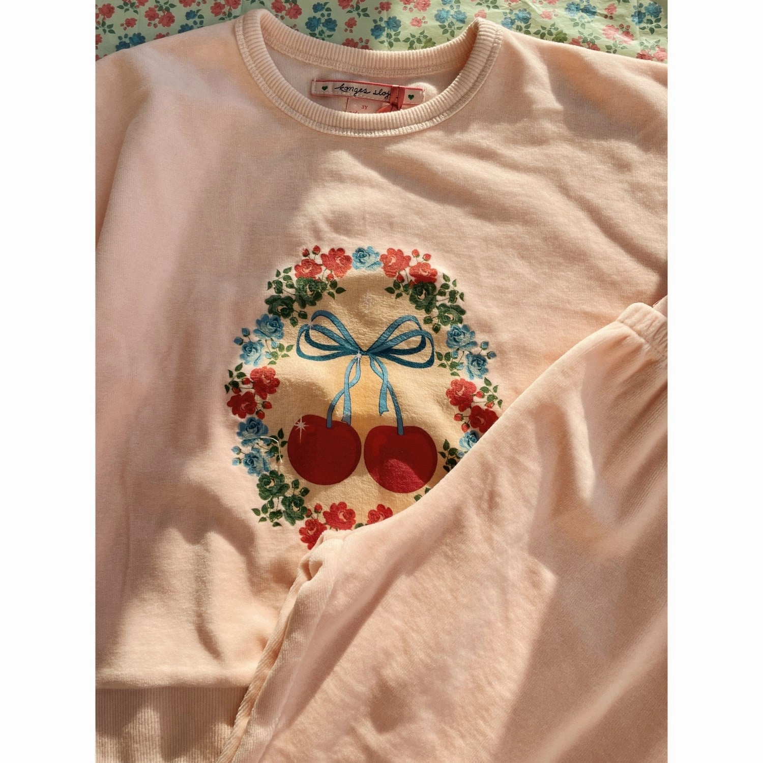 Konges Sljd Creole Pink Velou Blouse Gots Edgy