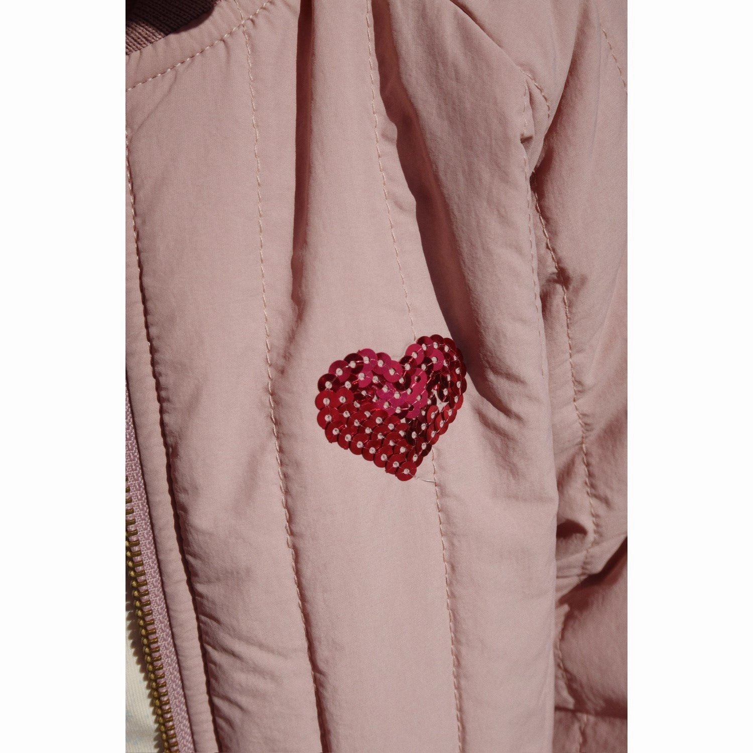 Konges Sljd Deauville Mauve Juno Bomber Jacket Beading