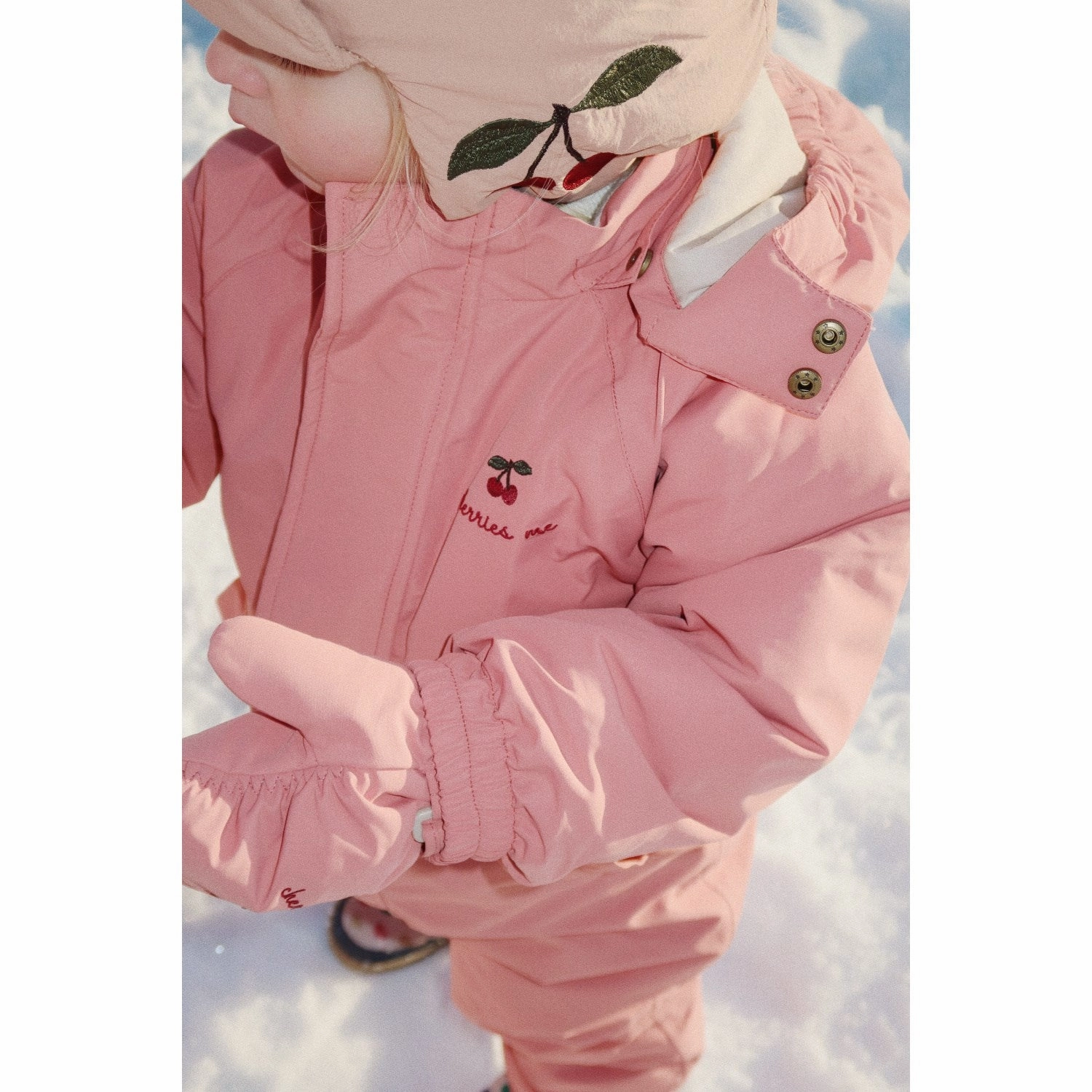 Konges Sljd Desert Sand Nohr Snowsuit Solid Fabric