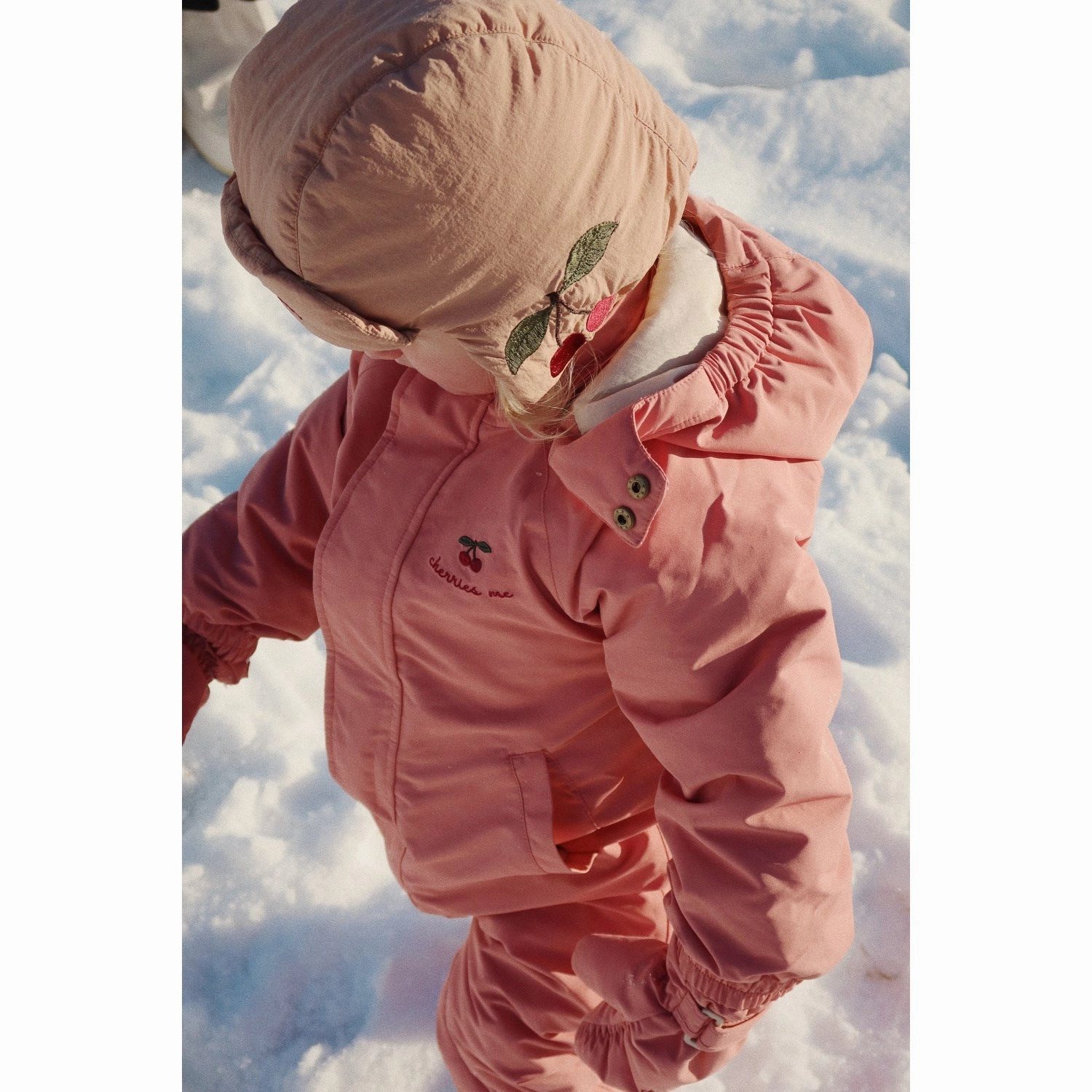 Konges Sljd Desert Sand Nohr Snowsuit Solid Fabric