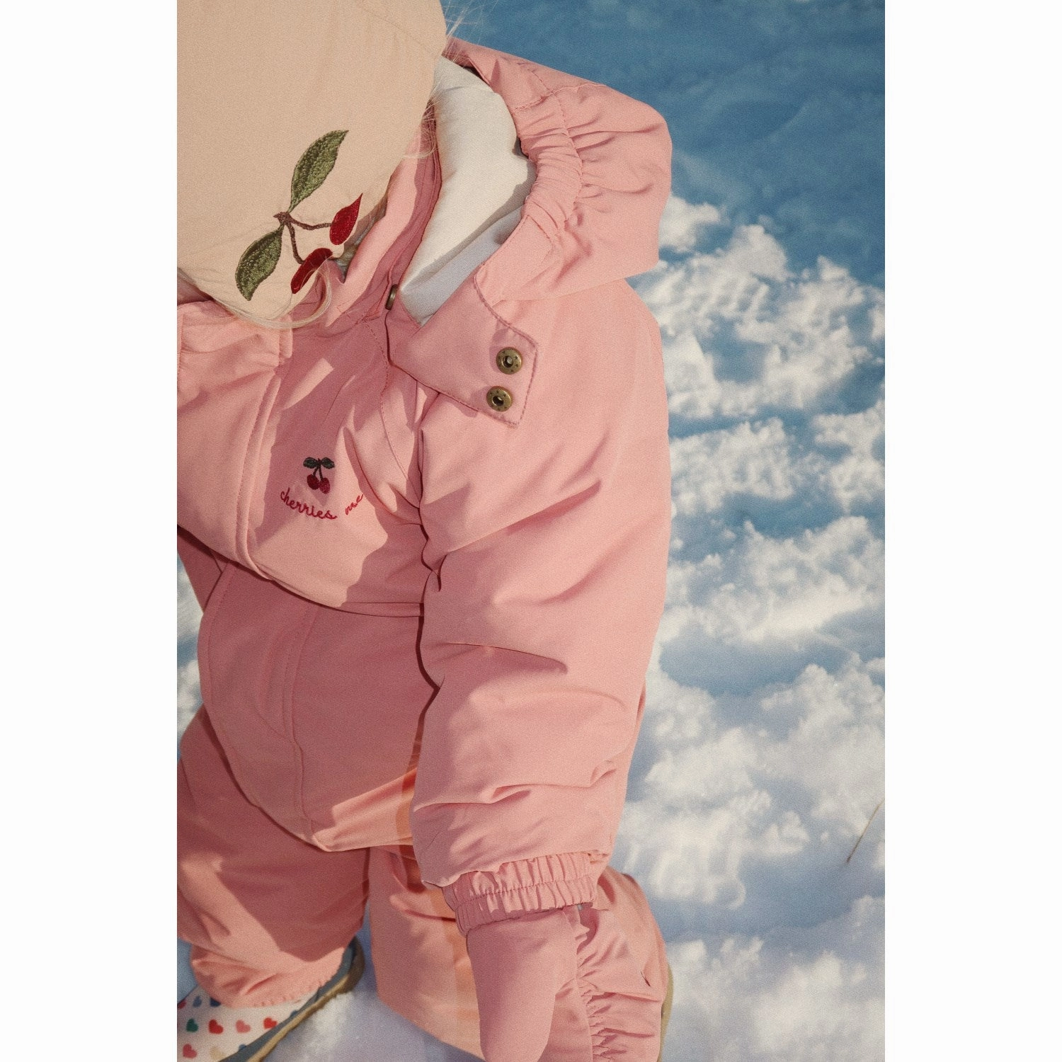 Konges Sljd Desert Sand Nohr Snowsuit Solid Fabric