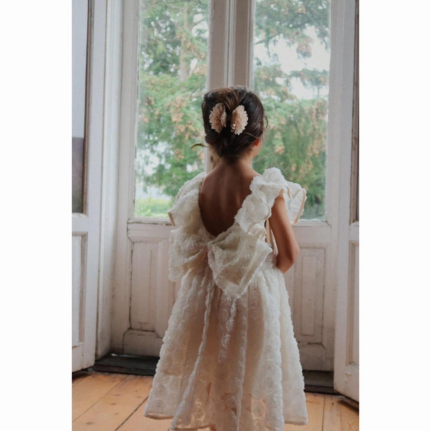 Konges Sljd Eggnog Celebration Cianna Flower Dress Unique