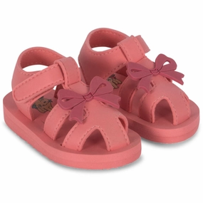 Konges Sljd Flamingo Plume Sable Sandal. Heels Mesh shoes