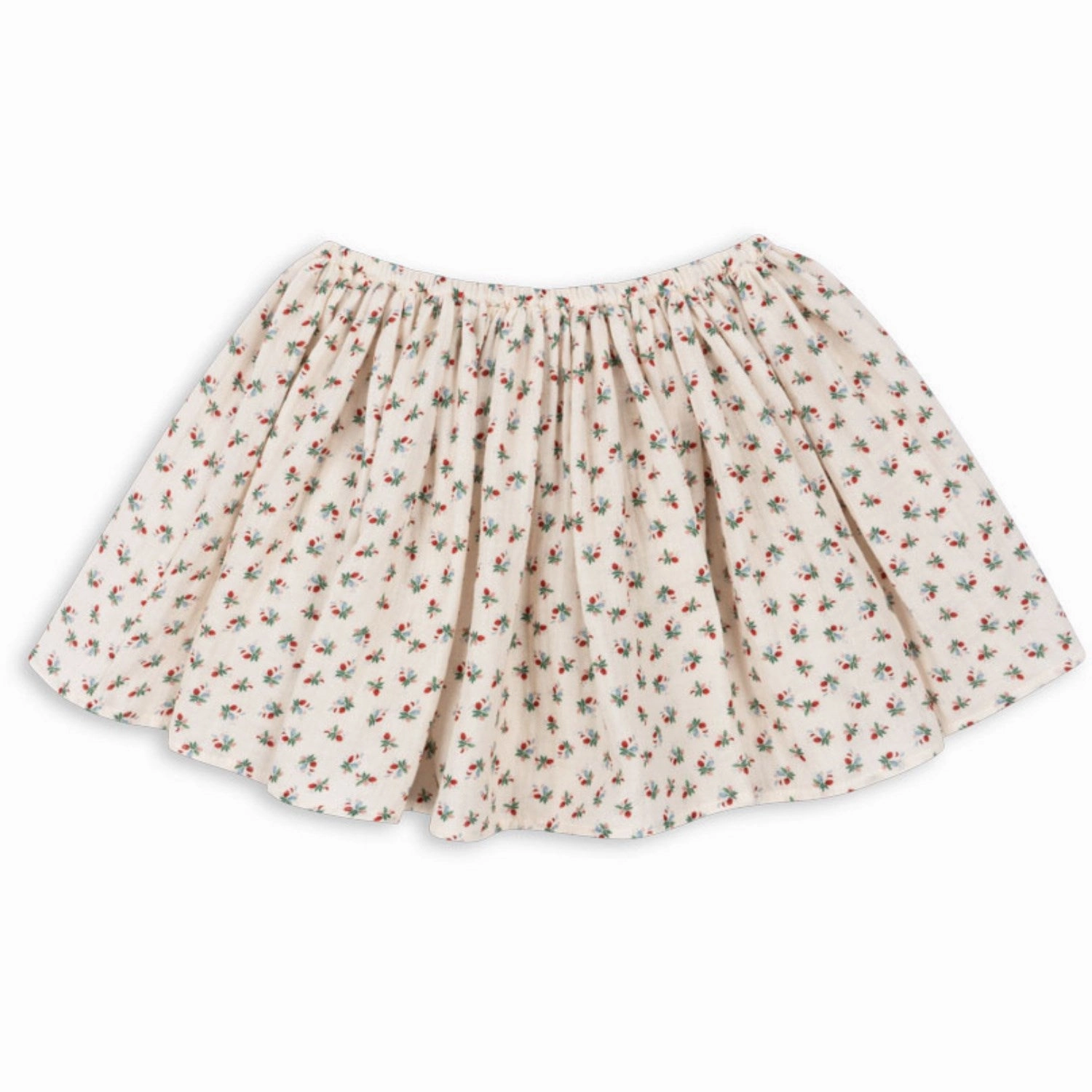 Konges Sljd Fleur Tricolore Coco Skirt Gots Subtle Fabric