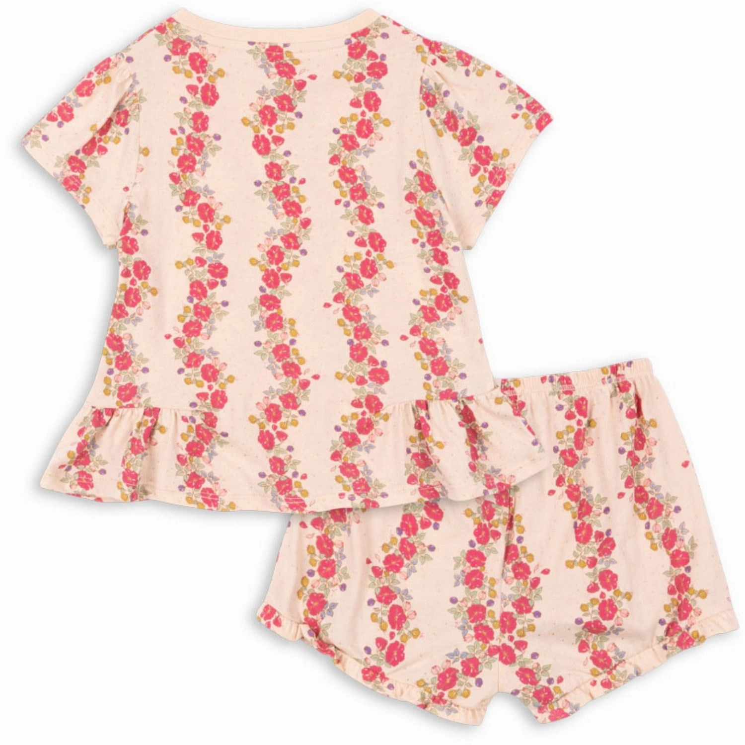Konges Sljd Floria Pink Famo Frill Set Gots Timeless