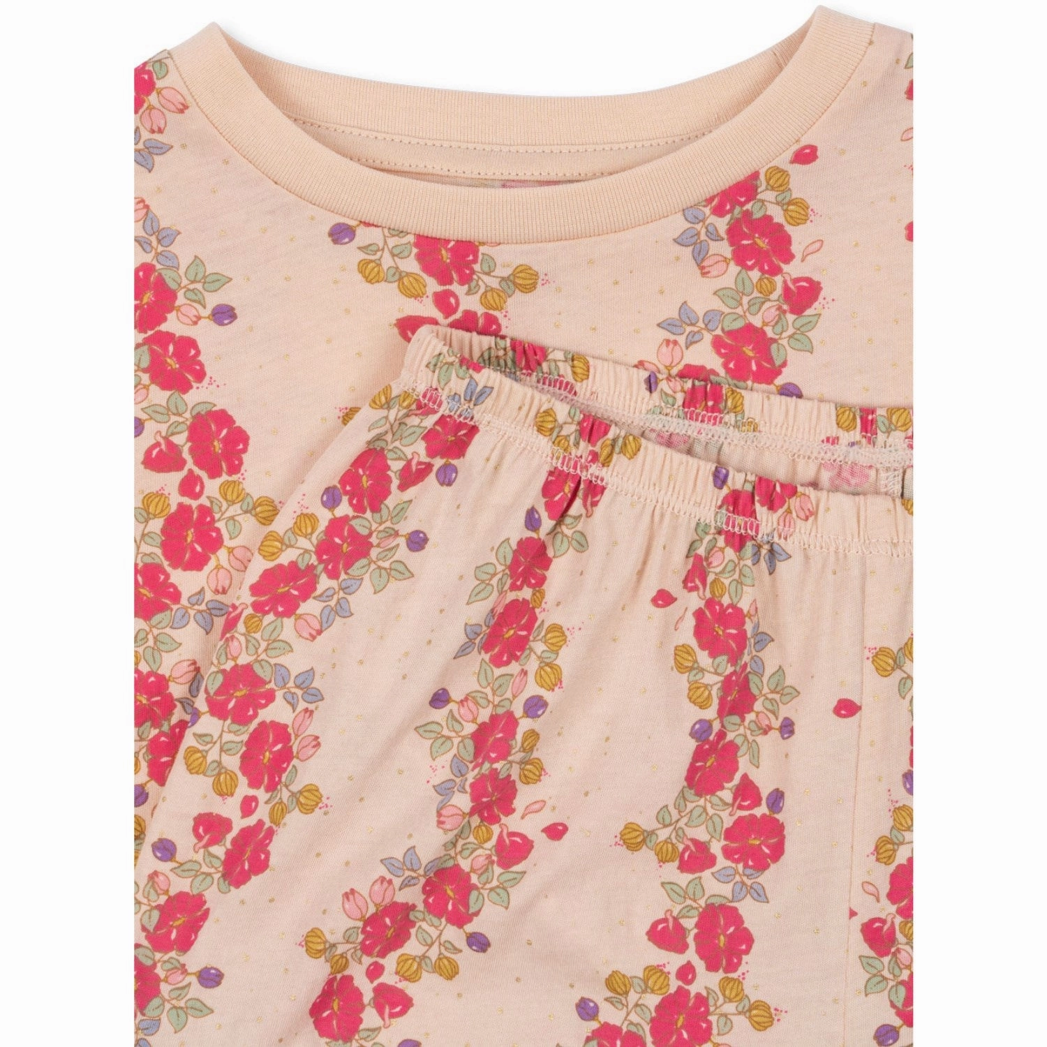 Konges Sljd Floria Pink Famo Frill Set Gots Timeless