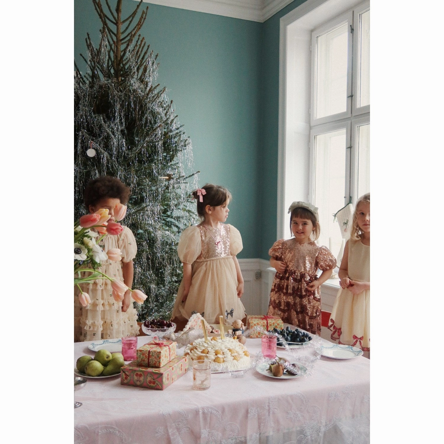 Konges Sljd Gold Blush Starla Bow Wow Dress Unique