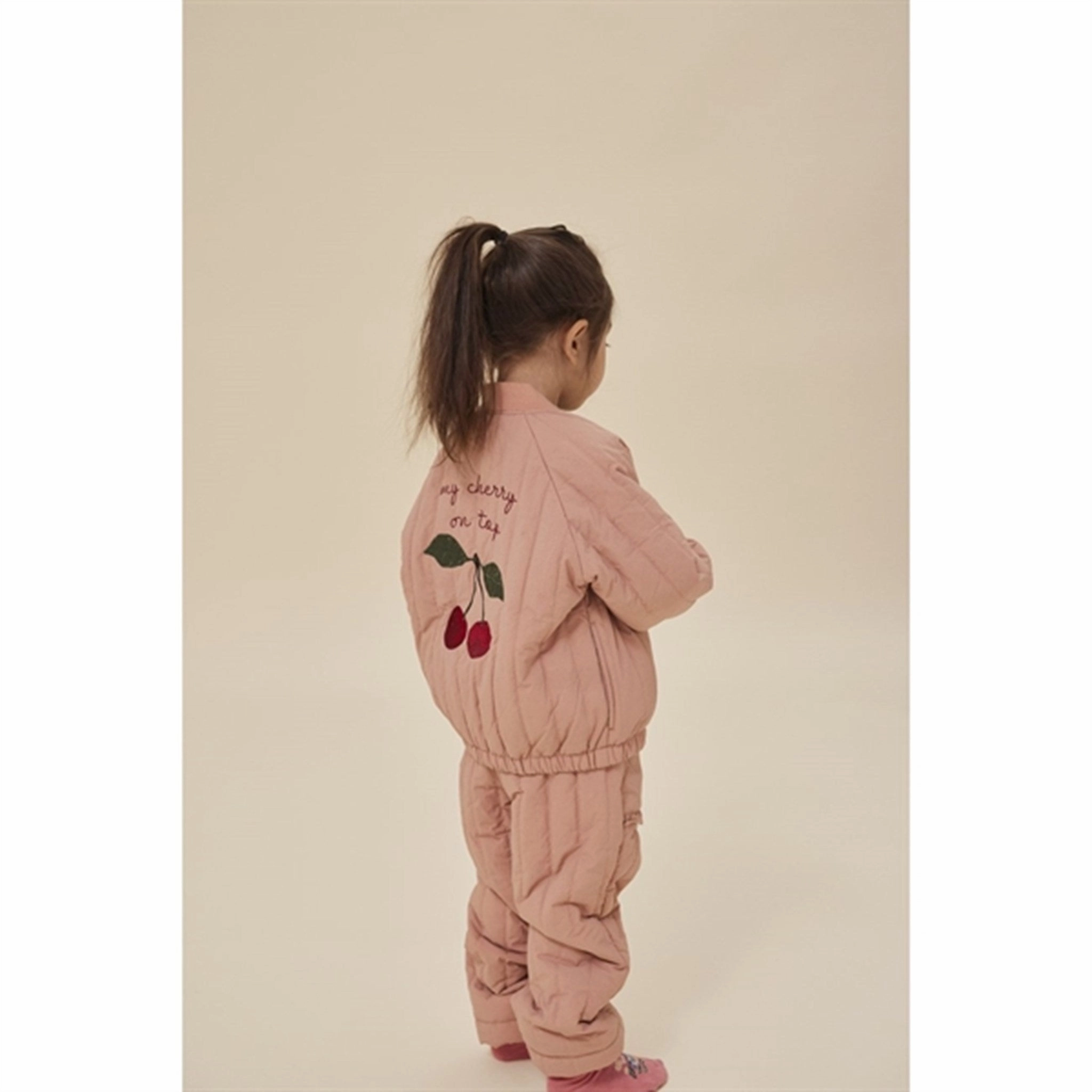 Konges Sljd Juno Frill Bomber Thermo Jacket Cameo Brown Polyester