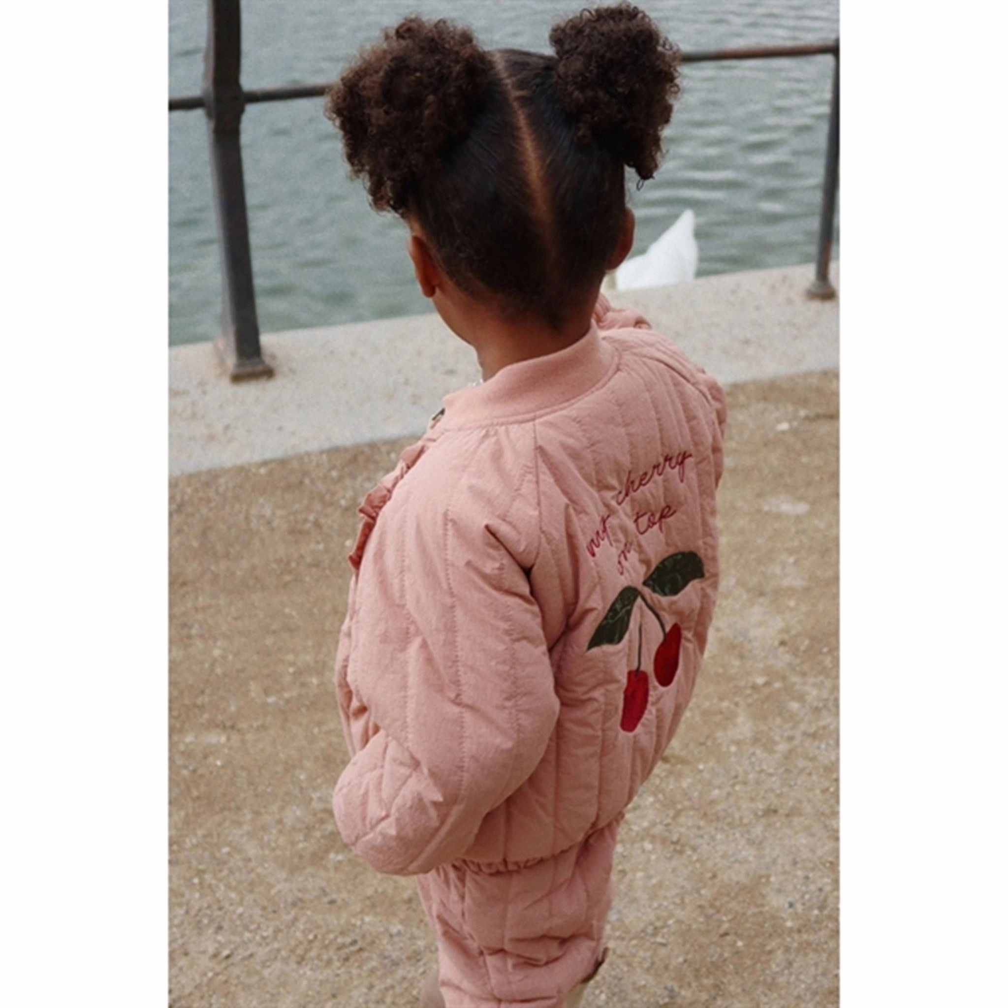 Konges Sljd Juno Frill Bomber Thermo Jacket Cameo Brown Polyester
