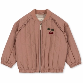 Konges Sljd Juno Frill Bomber Thermo Jacket Cameo Brown Polyester Durable